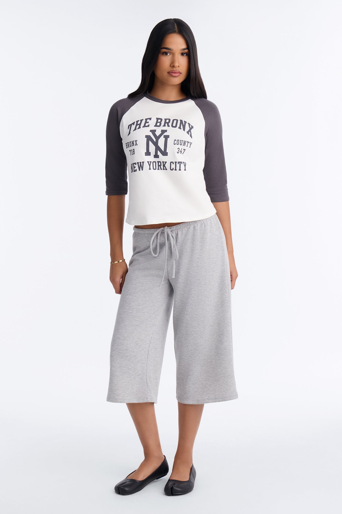 Reese French Terry Long Lounge Short - Heather Grey