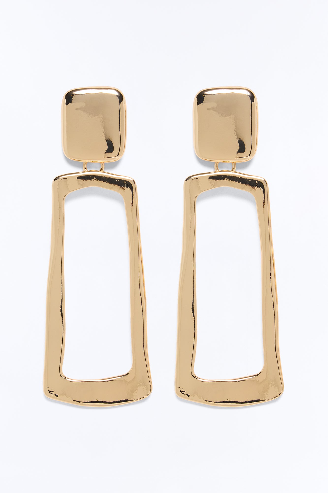 Past The Point Drop Earrings - Gold