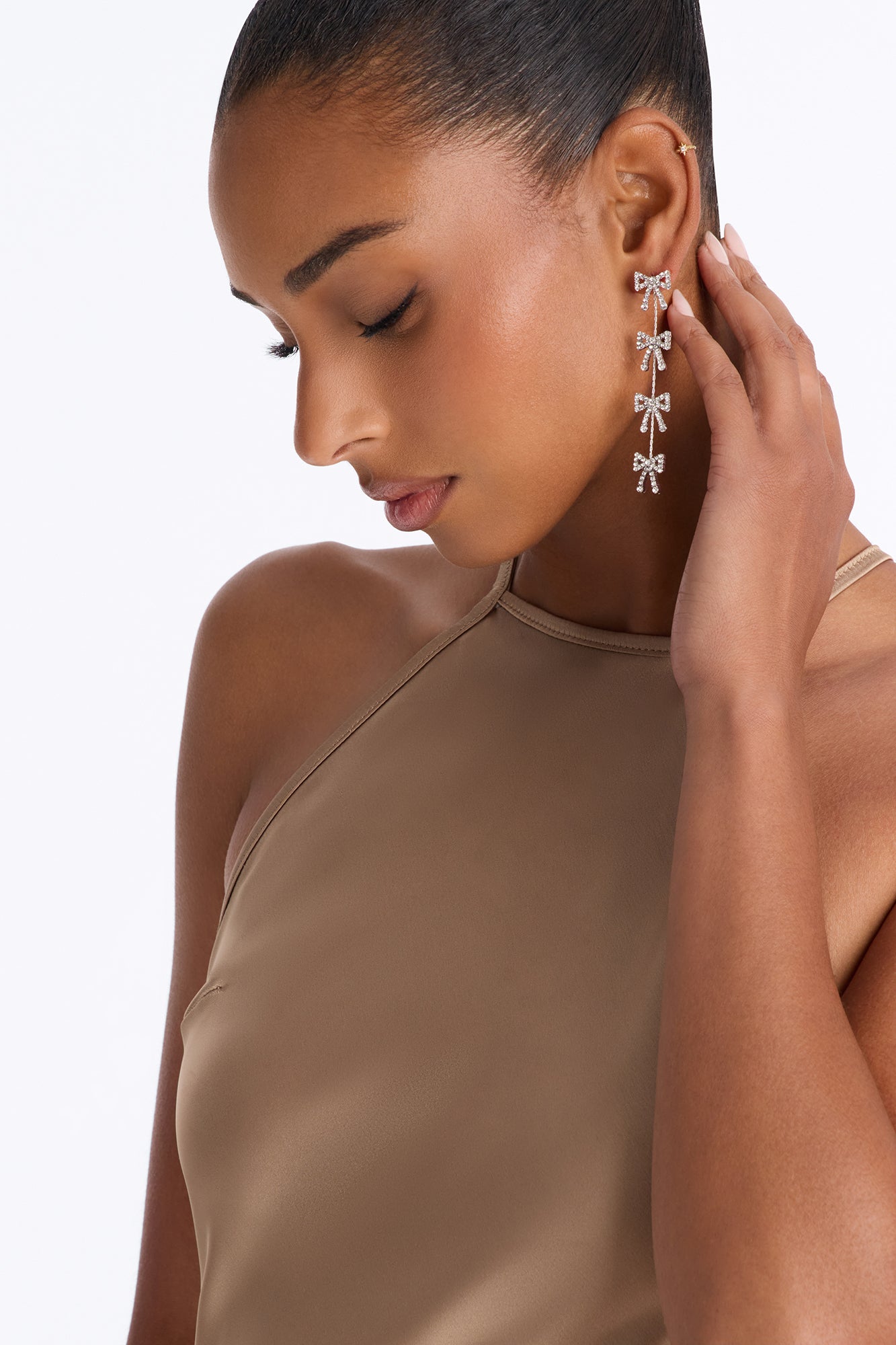 Been A Good Girl Drop Earrings - Silver