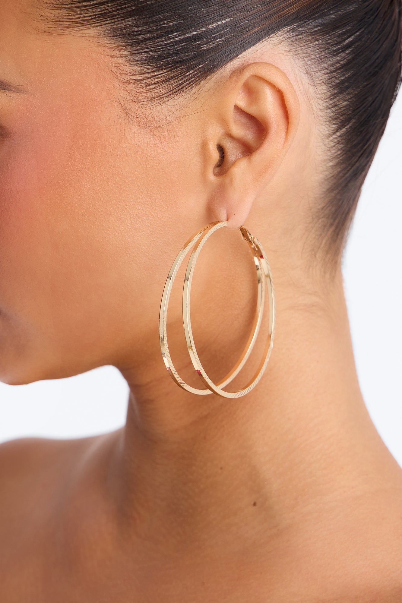 One Of Many 6 Pair Multi Earring Set - Gold