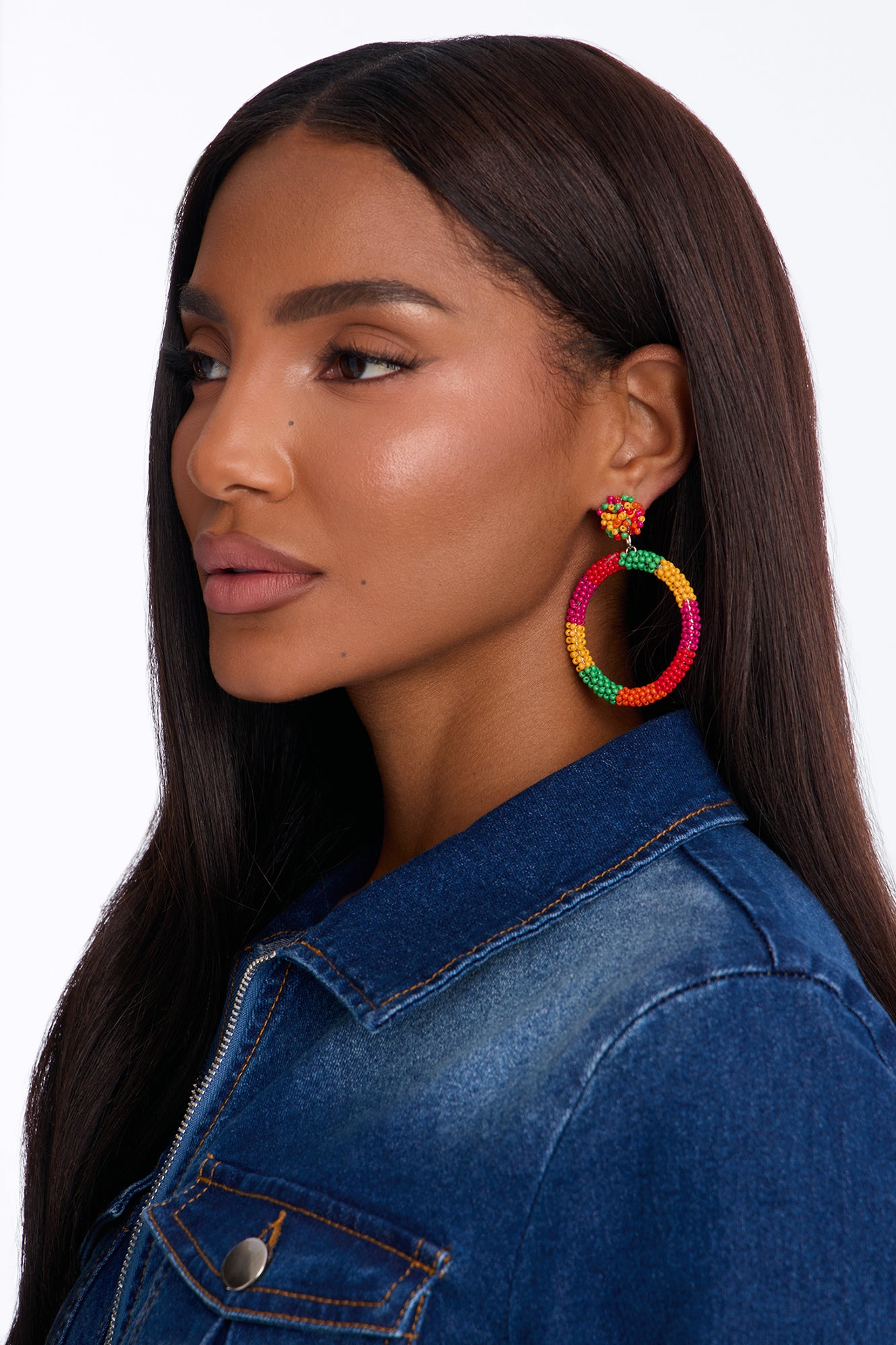 Love The Vibes Drop Earrings - Multi Color