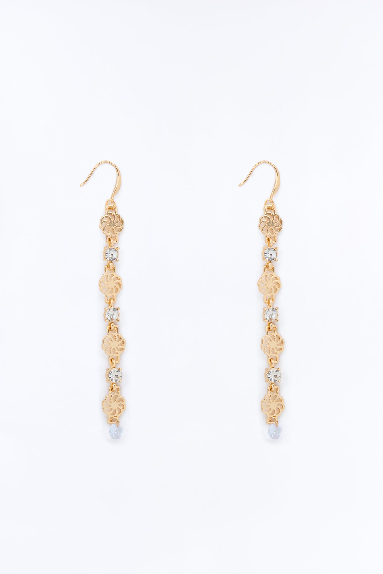 Mood Is High Linear Earrings - Gold