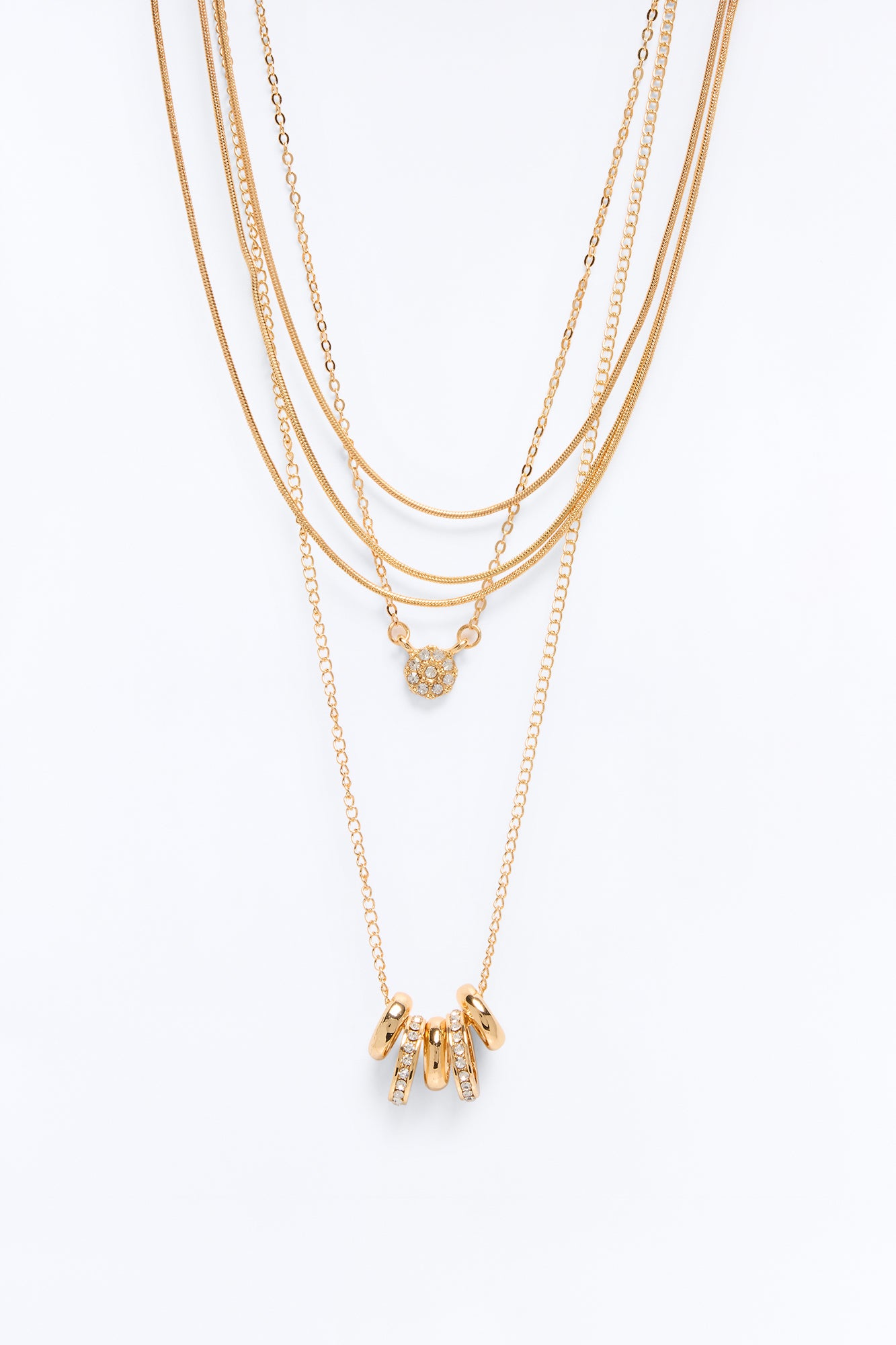 Chic Upgrade Layered Necklace - Gold