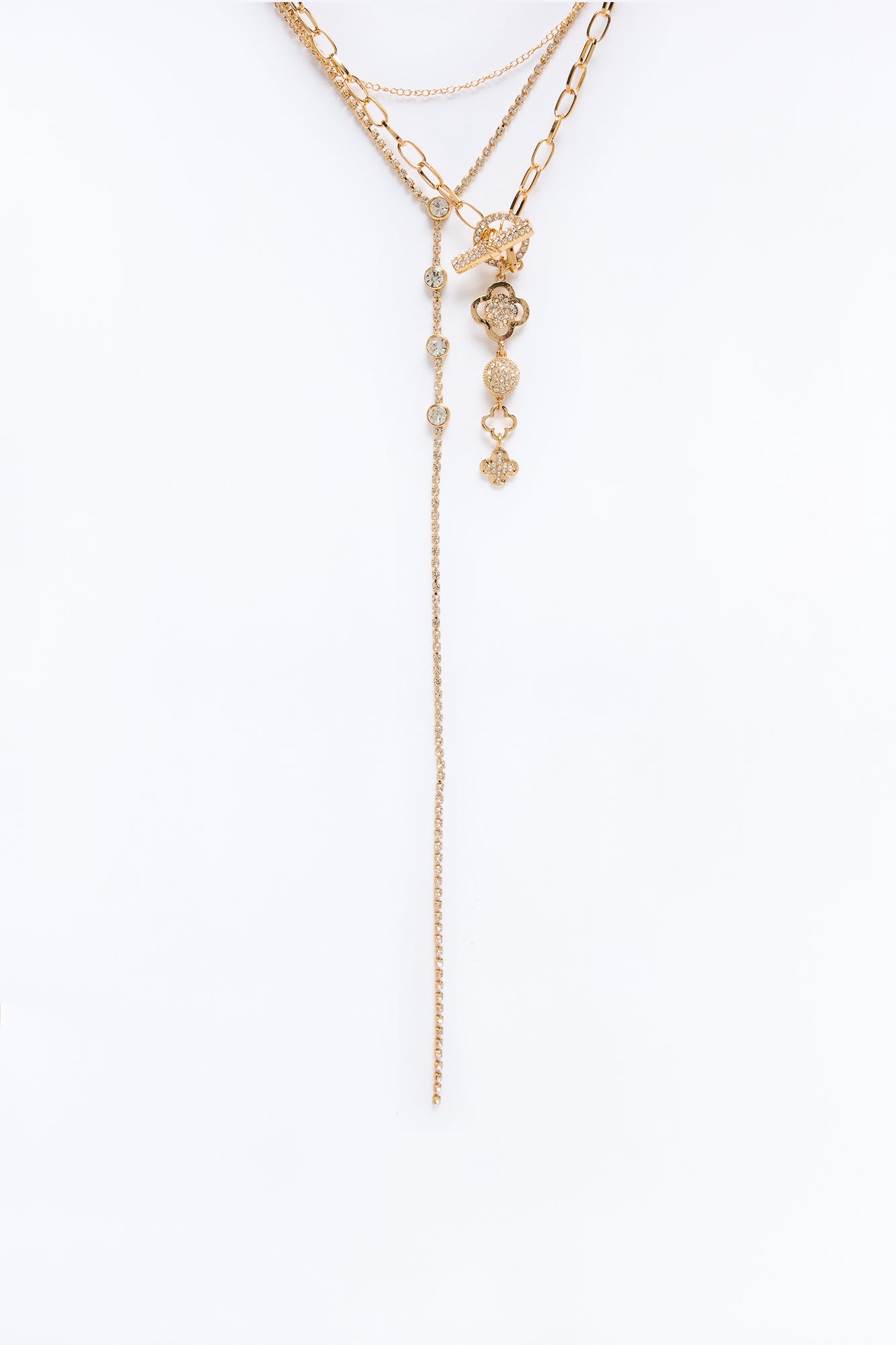 Lucky Glow Layered Necklace - Gold