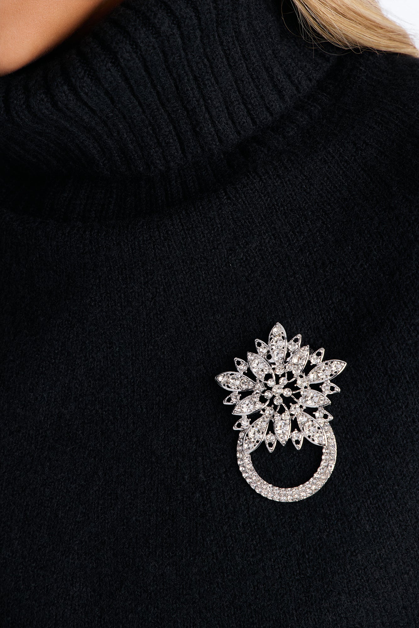 Royal Tier Brooch - Silver