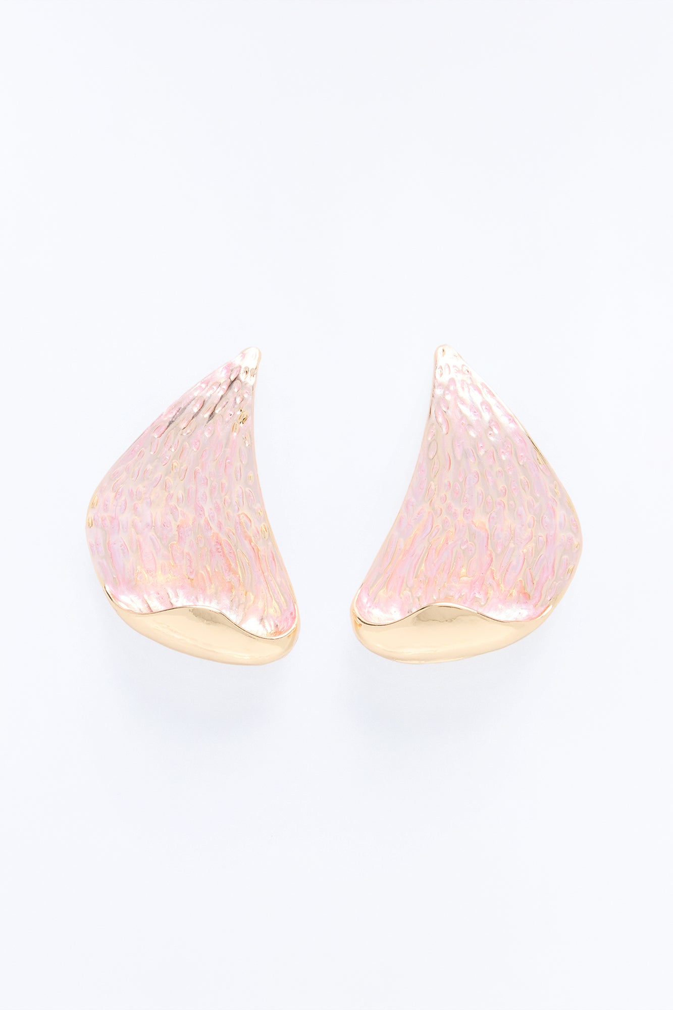Thank Me Later Drop Earrings - Gold/Pink