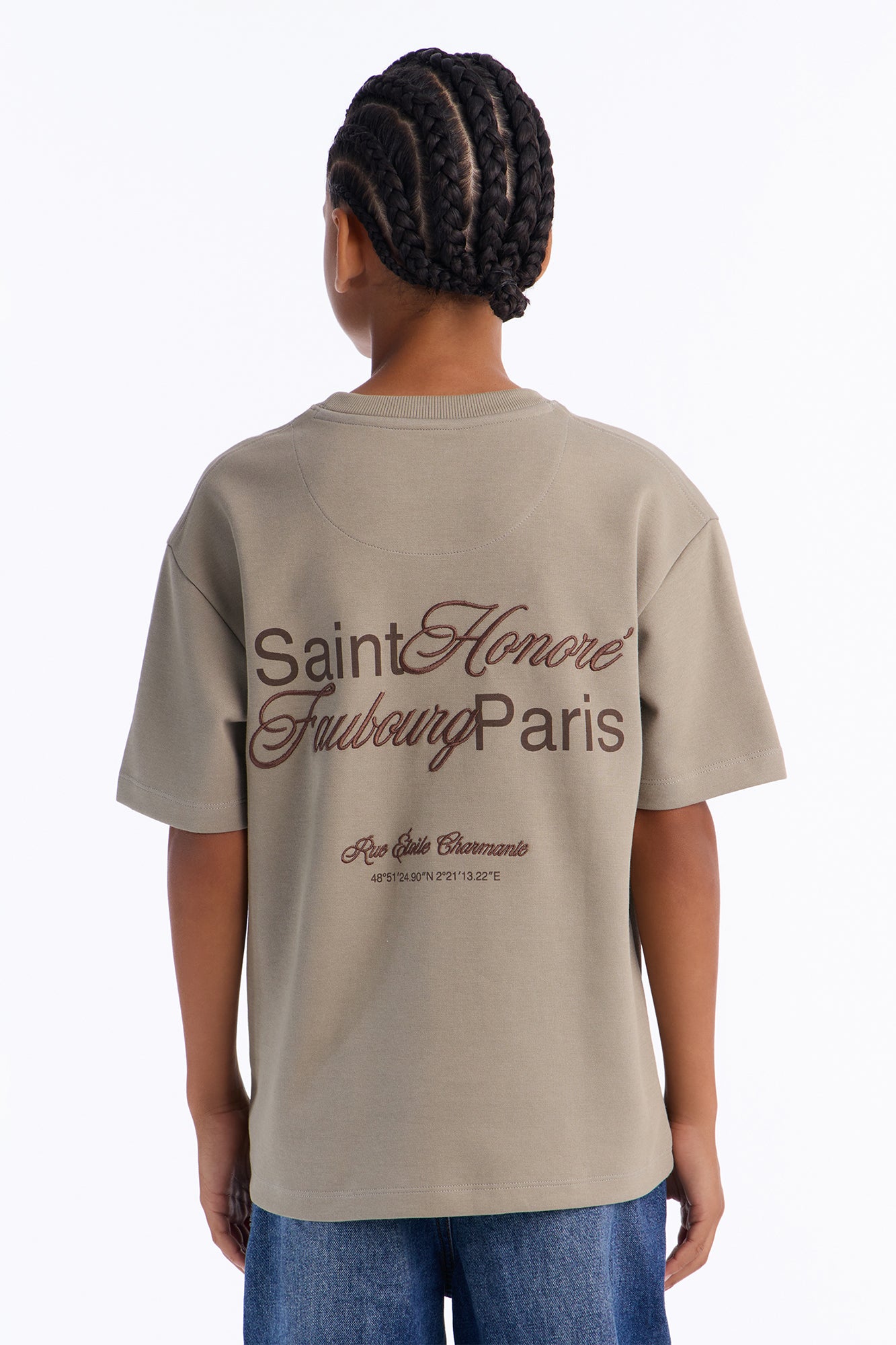 Mini Saint Paris Short Sleeve Tee - Sage