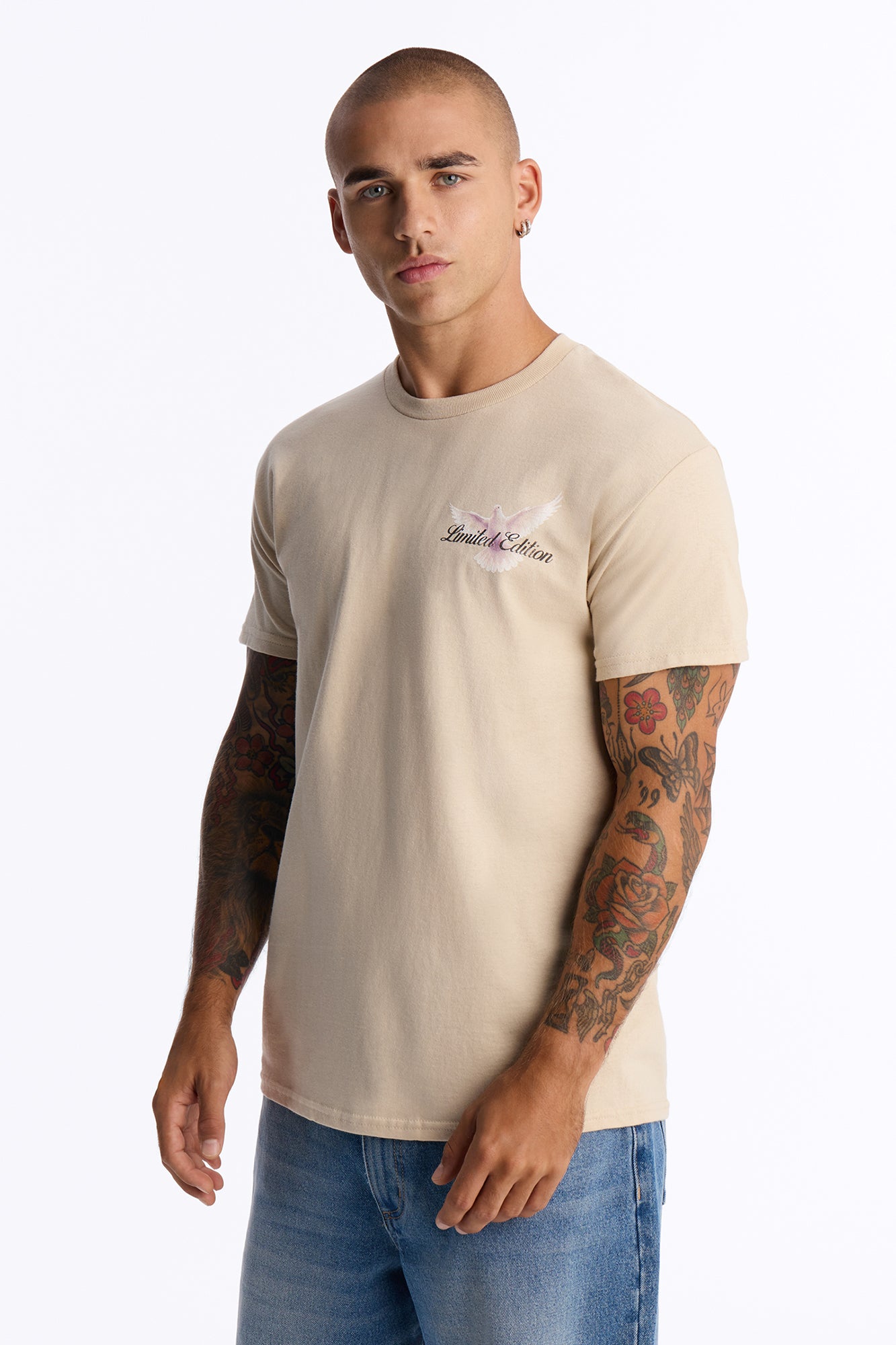 Positano Limited Edition Short Sleeve Tee - Stone