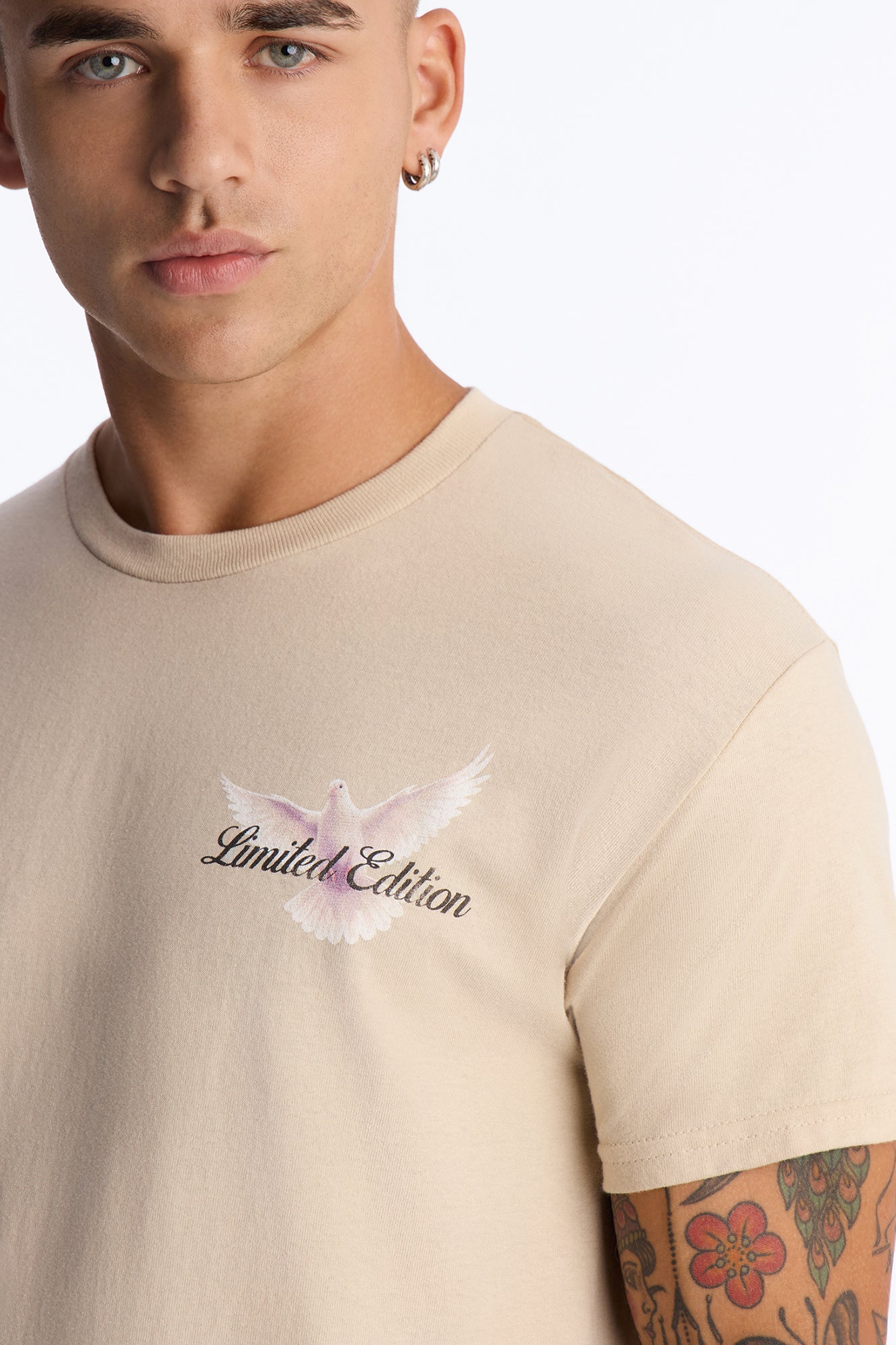 Positano Limited Edition Short Sleeve Tee - Stone