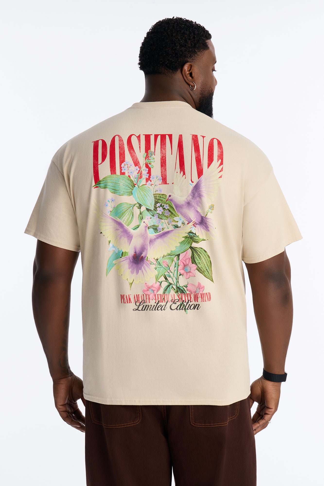 Positano Limited Edition Short Sleeve Tee - Stone