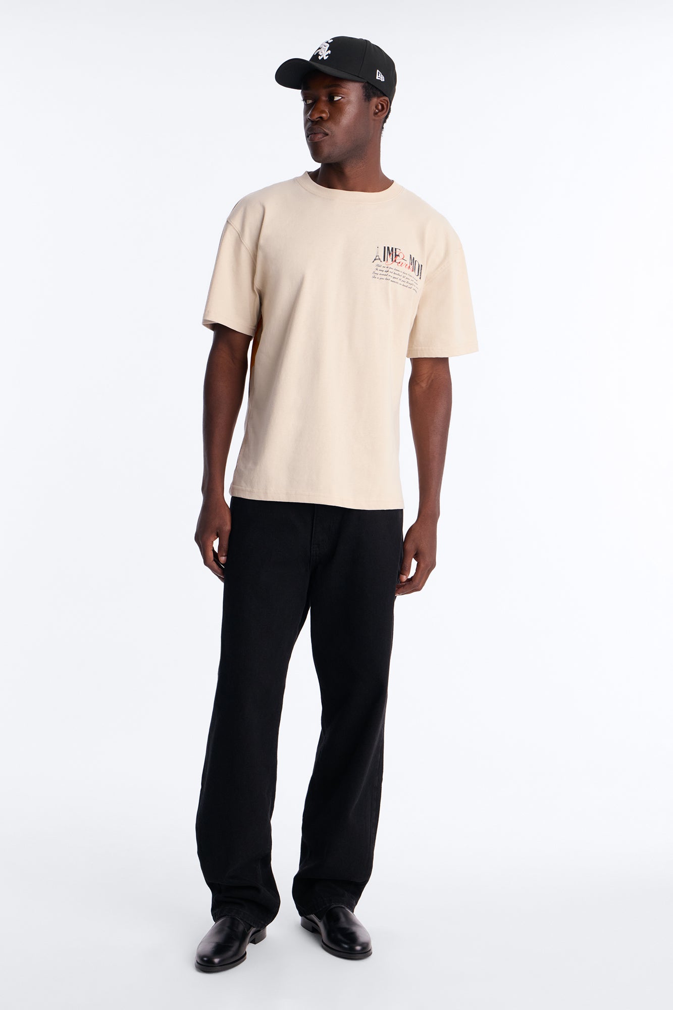 Aime Forever Oversized Short Sleeve Tee - Sand