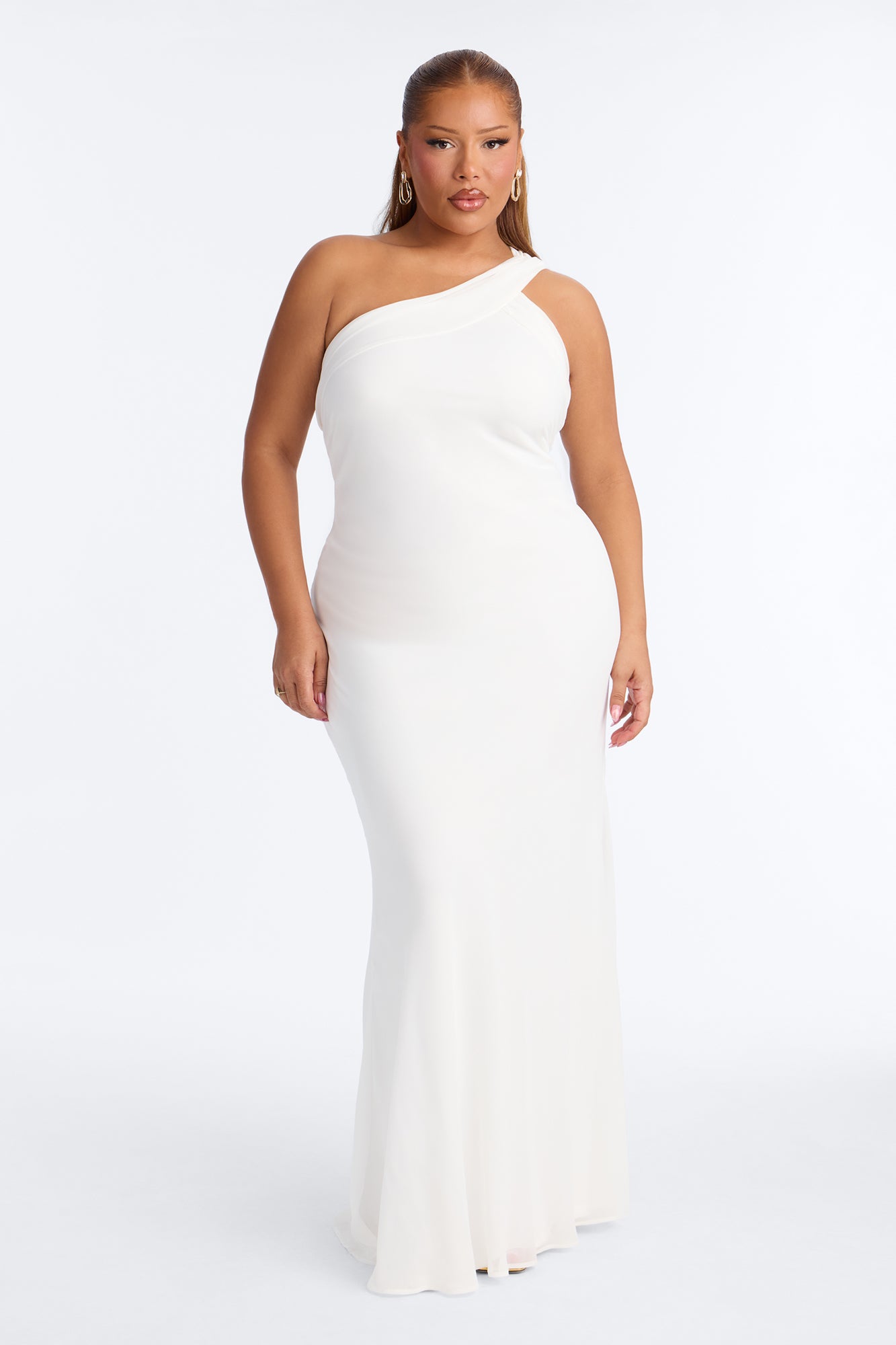 Sarah Chiffon Maxi Dress - White