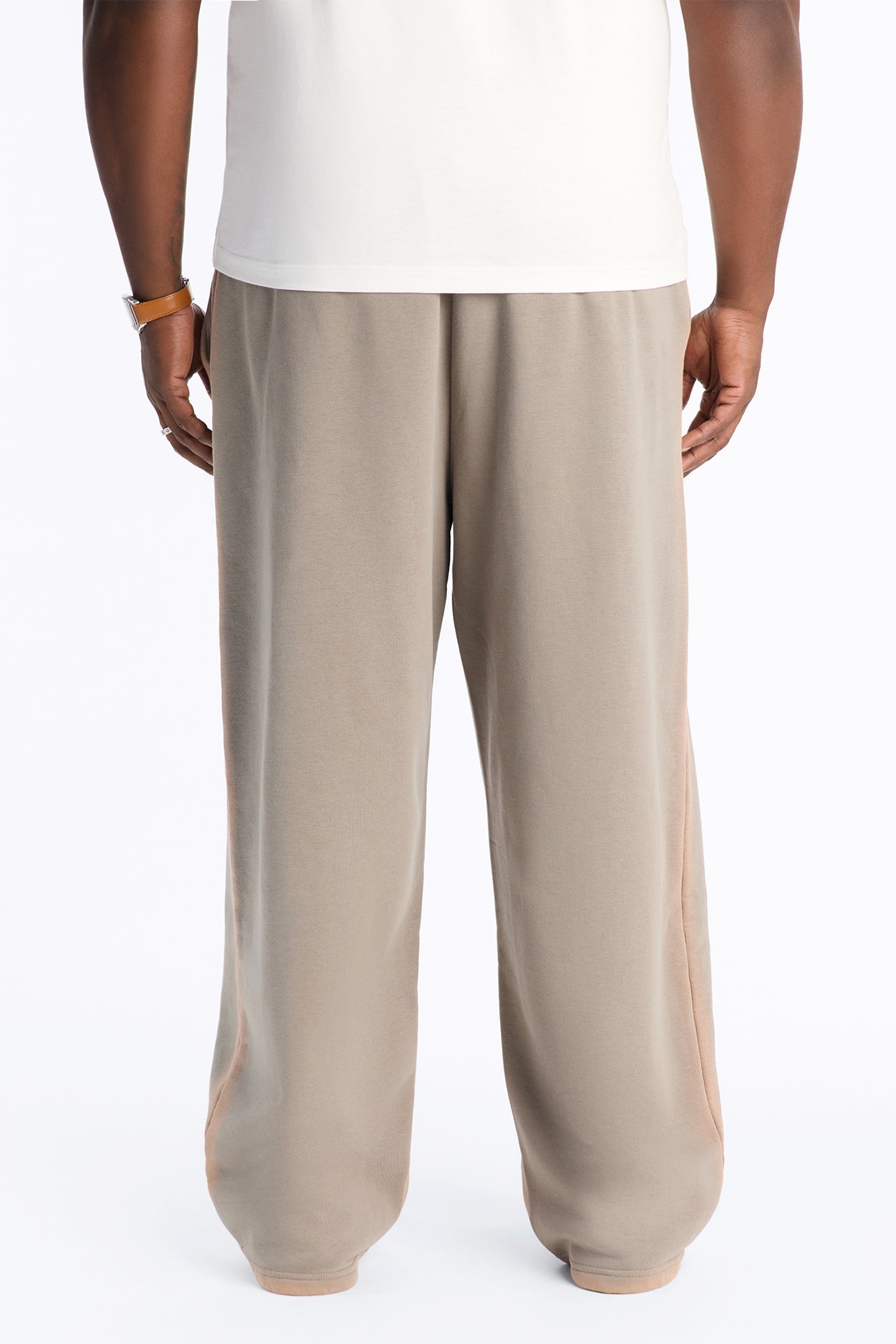 Outline Wash Straight Leg Sweatpant - Grey/combo