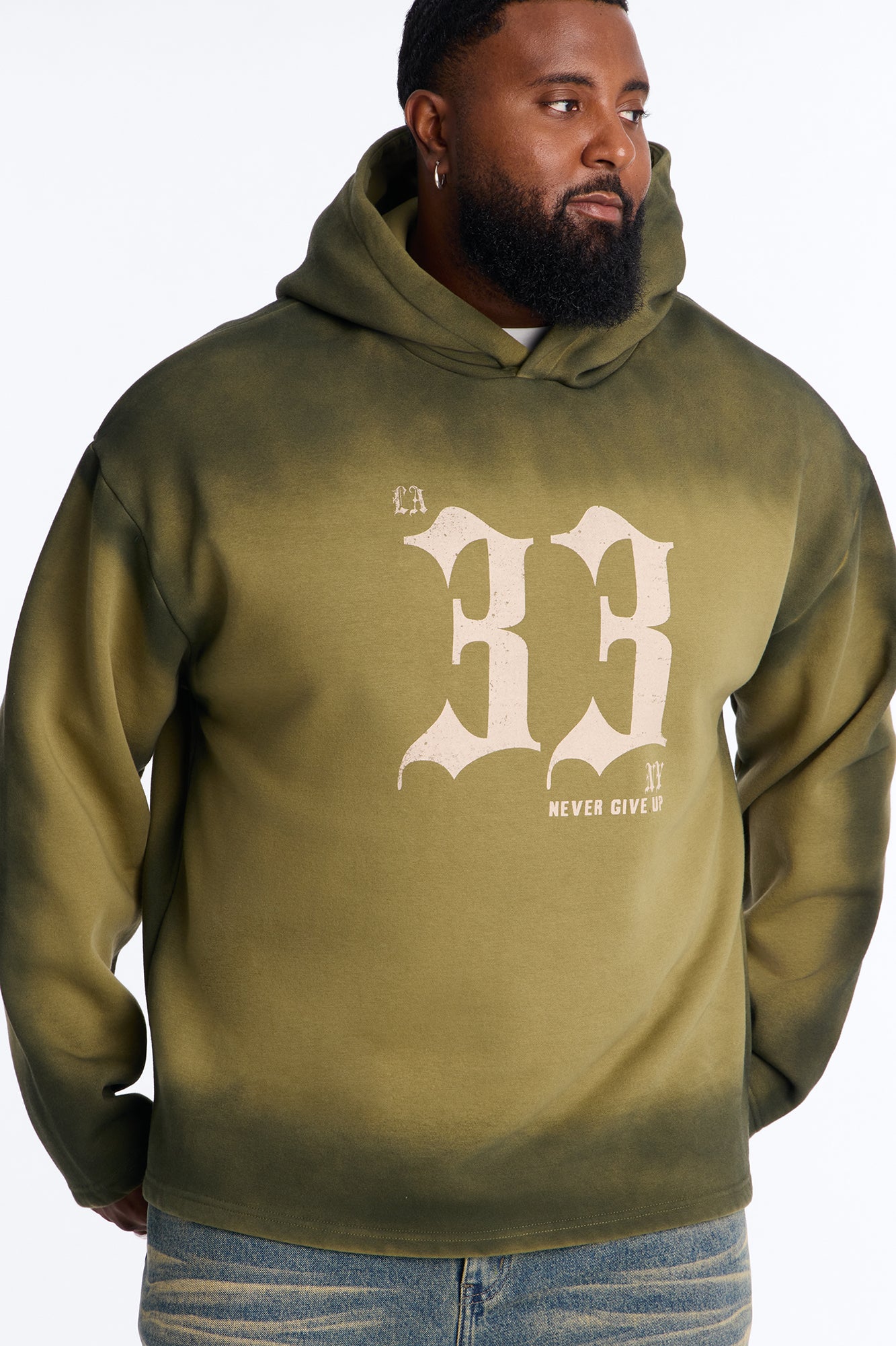 Substance 33 Hoodie - Olive/combo