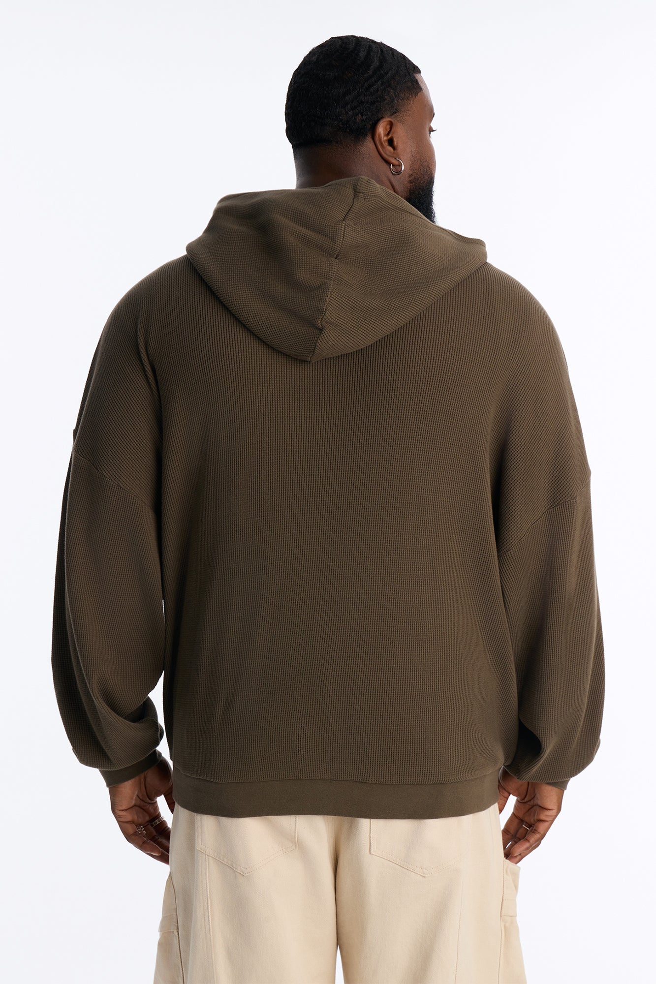 Modern Wash Zip Up Hoodie - Olive