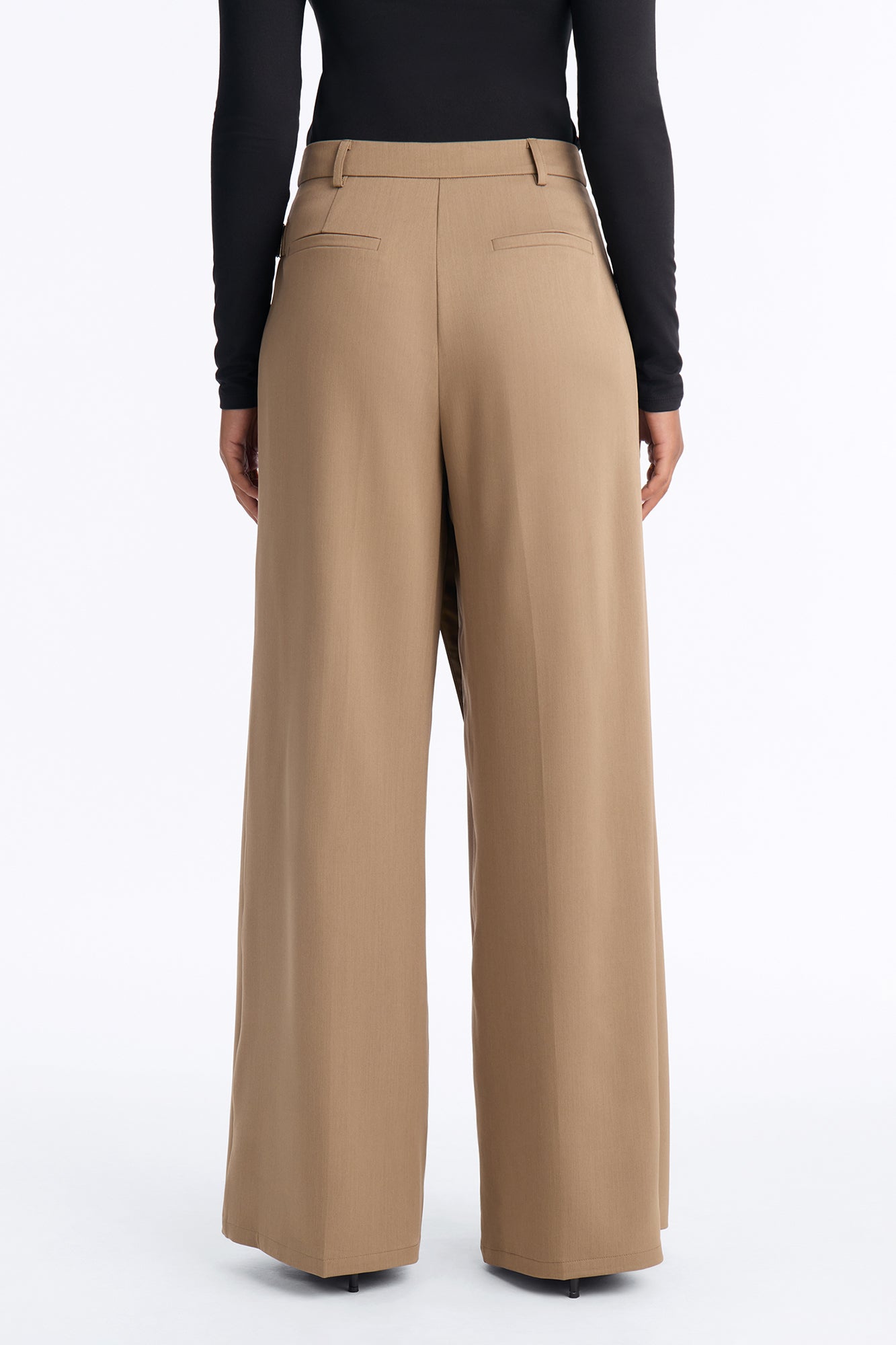 Tailored Touch Wrap Front Trouser 33″ - Camel