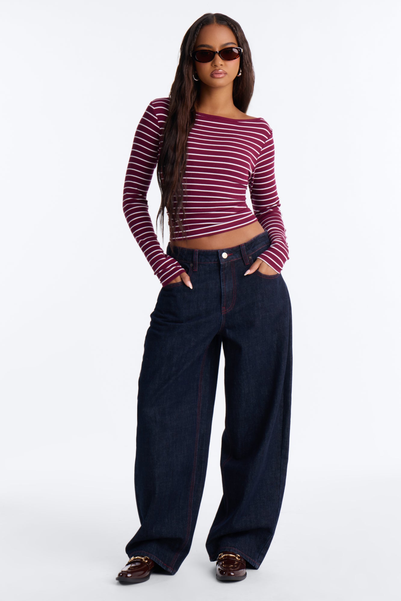 Brighton Classic Rigid Loose Fit Jeans - Dark Denim