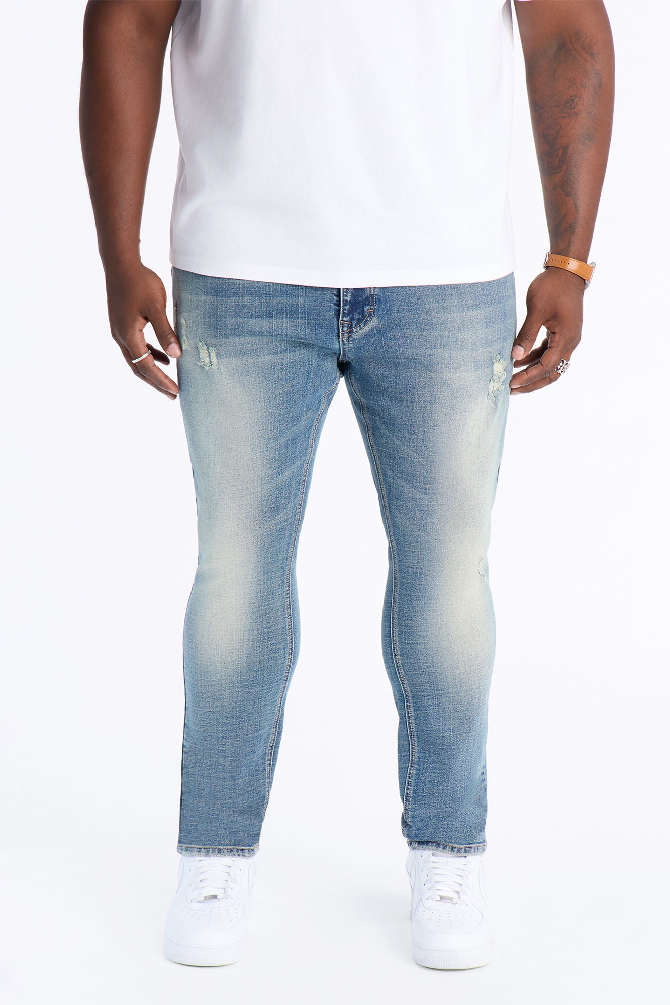Stacked Skinny Matador Jean - VintageBlueWash