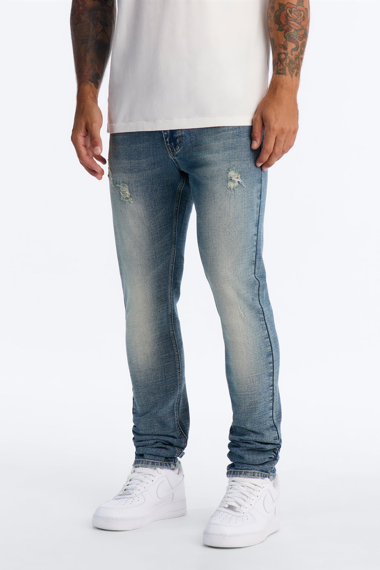 Stacked Skinny Matador Jean - VintageBlueWash