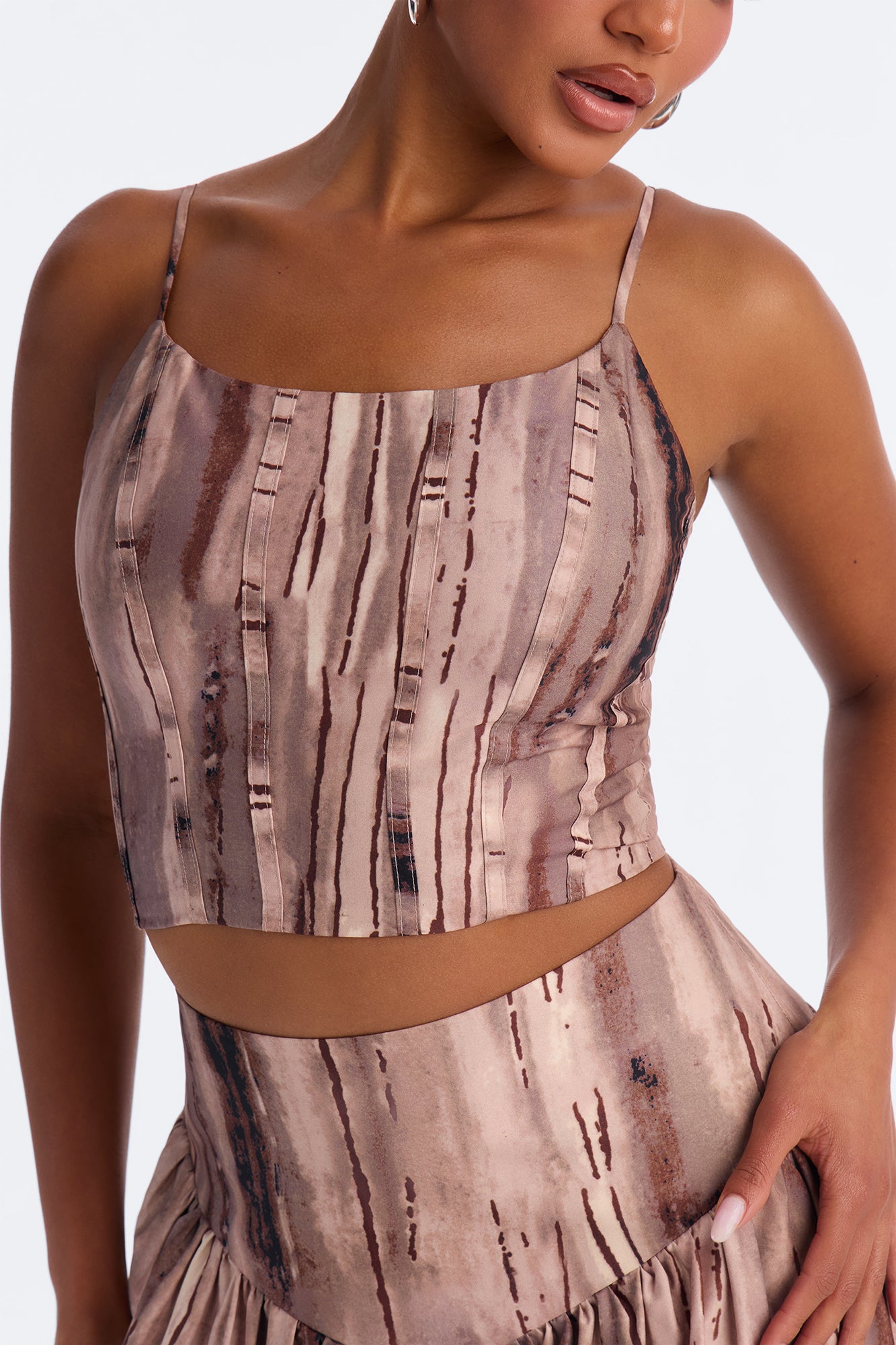 Marni Challis Pant Set - Brown/combo