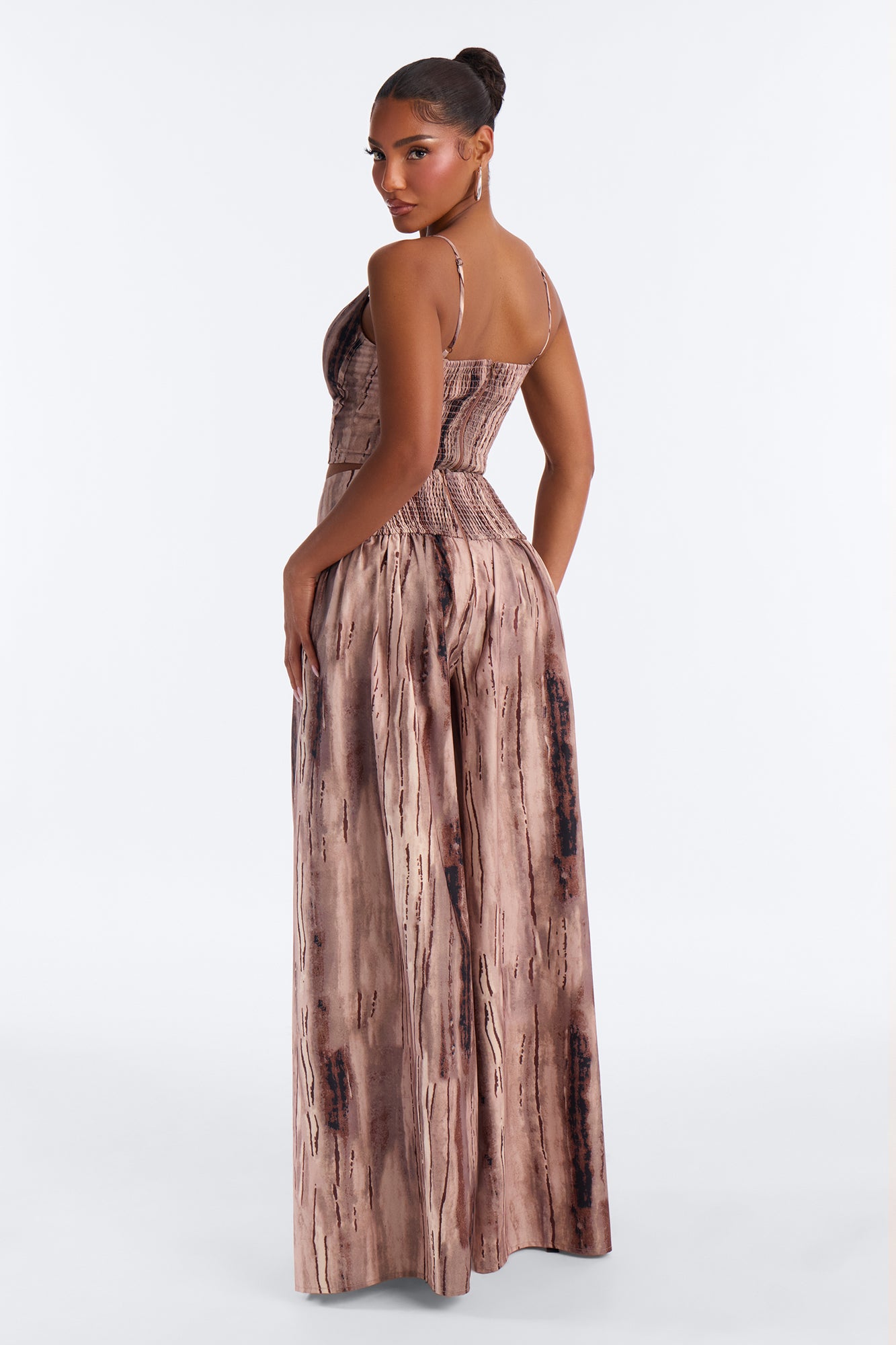 Marni Challis Pant Set - Brown/combo