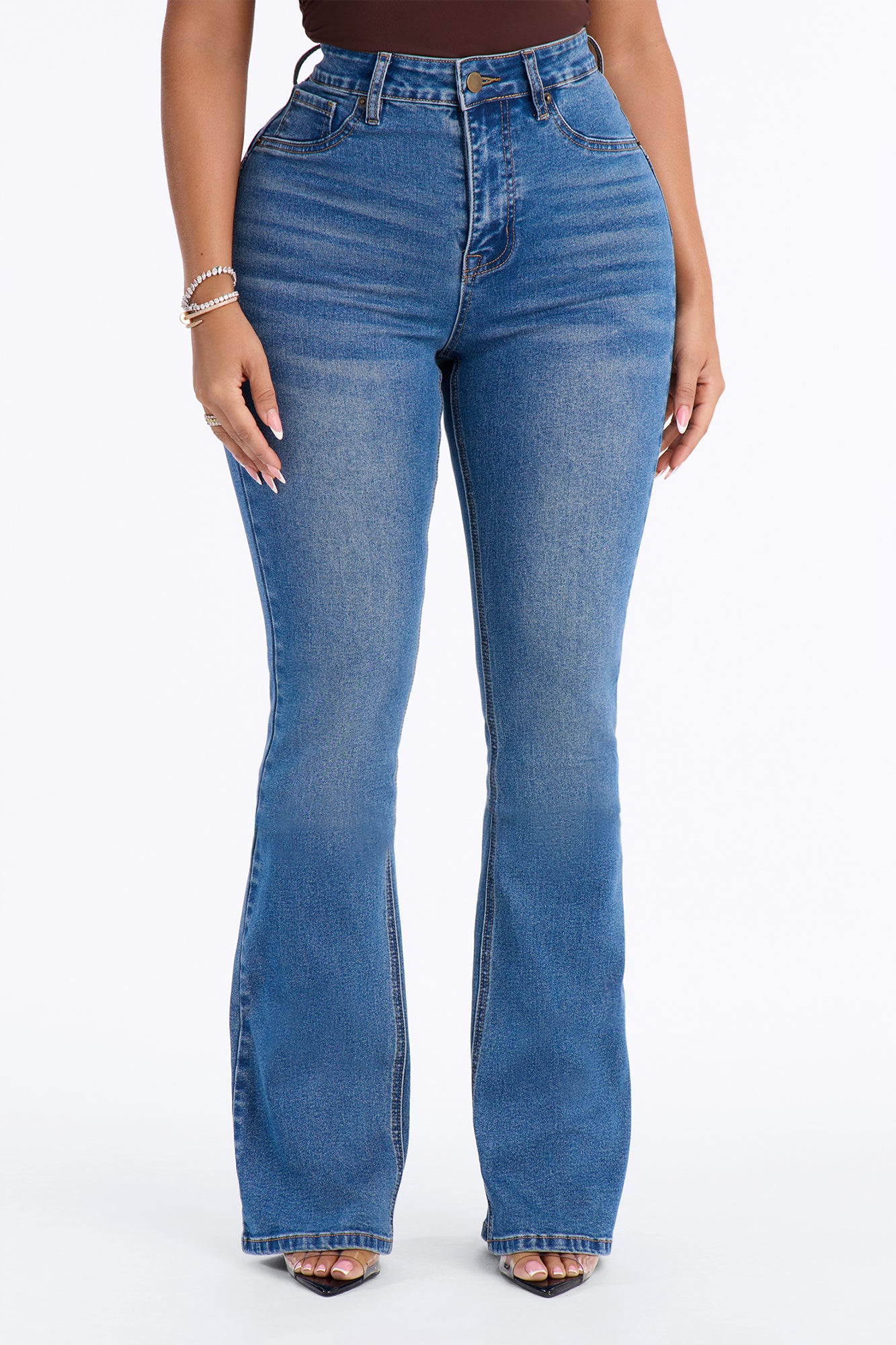 Tall Tucson Booty Lifting Stretch Bootcut Jeans - Medium Wash