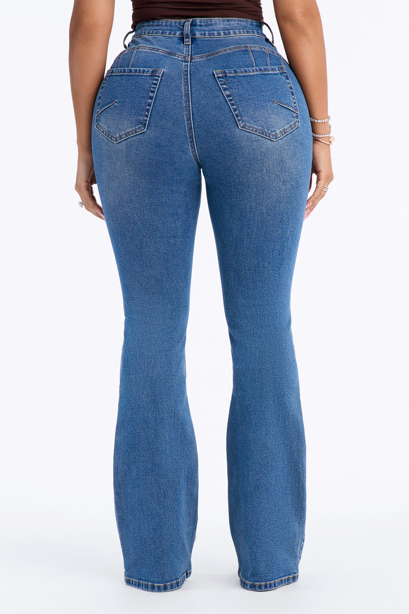 Tall Tucson Booty Lifting Stretch Bootcut Jeans - Medium Wash