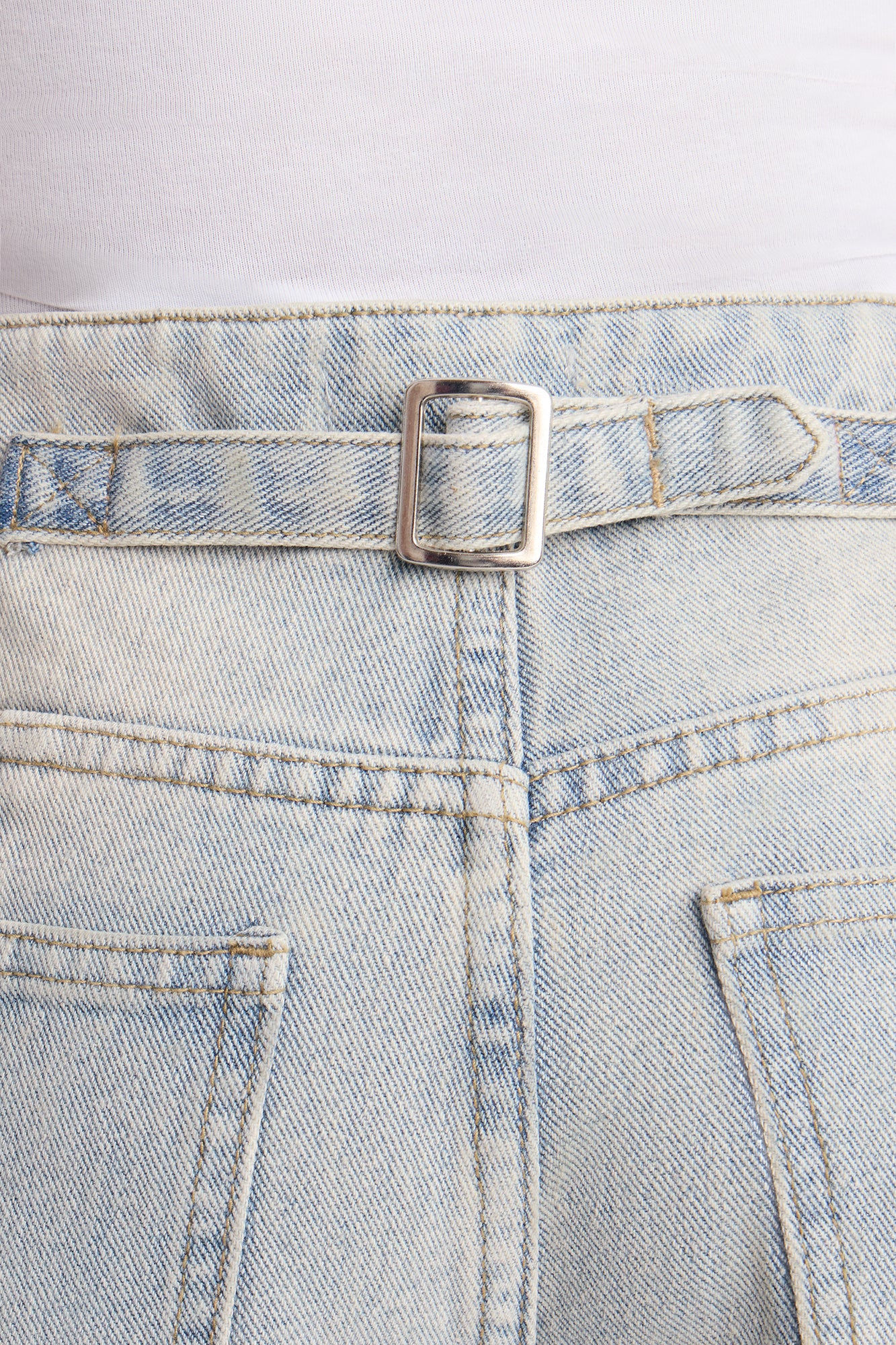 Mini Peace Of Mind Tinted Baggy Jeans - Light Wash