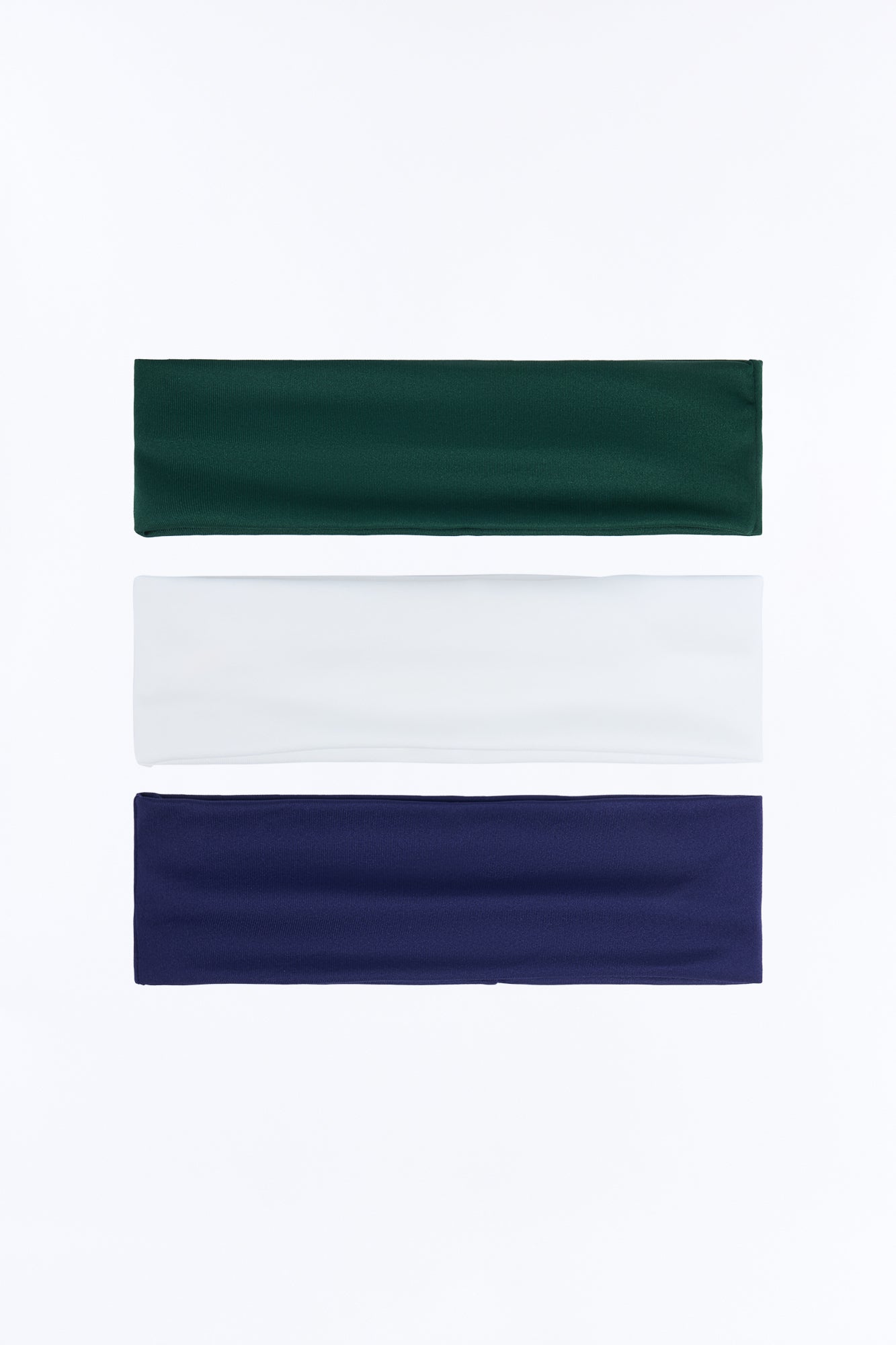 Mini Athletic Girly 3 Piece Headband Set - Navy/combo