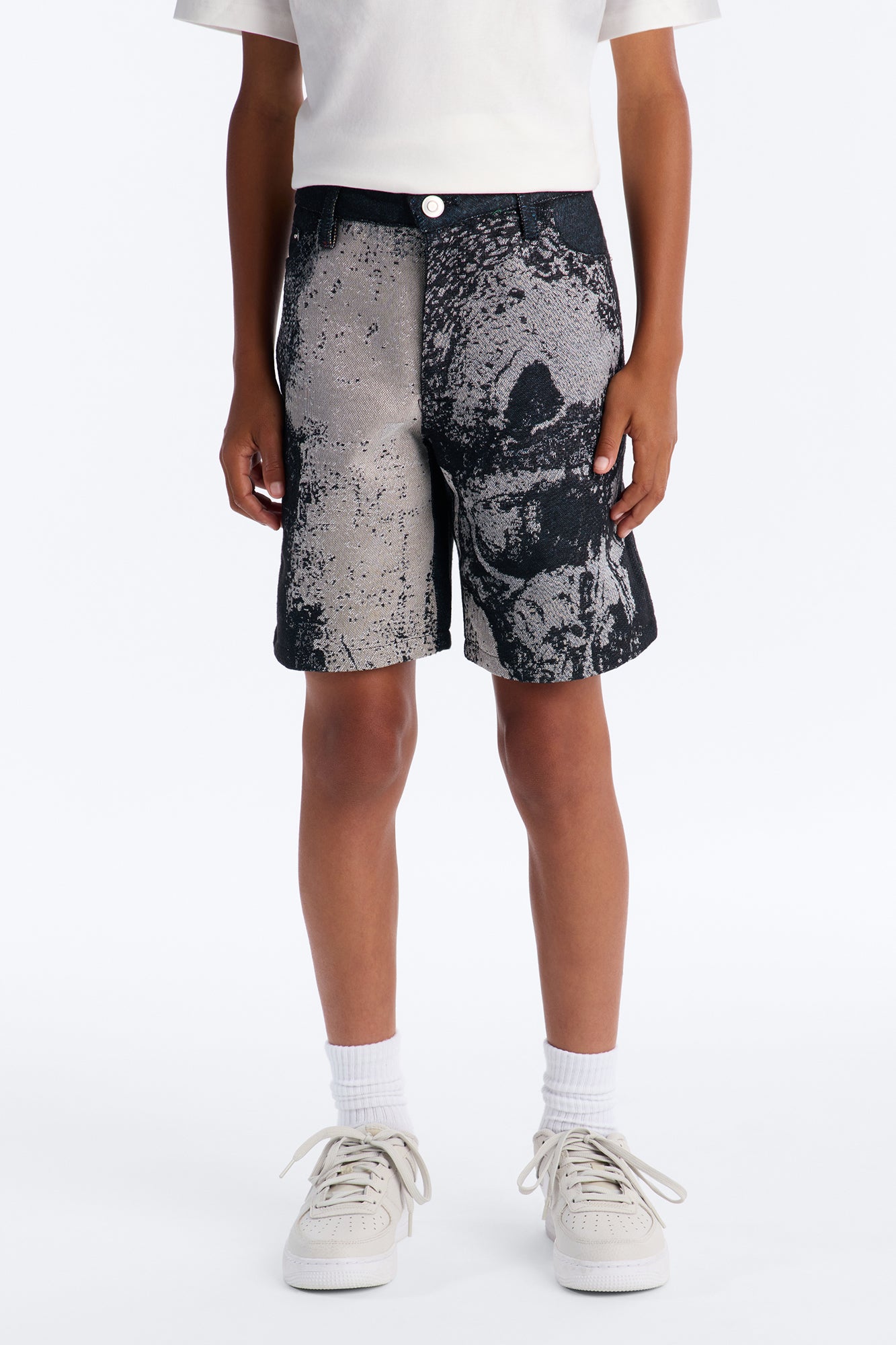 Mini Azrael Tapestry Shorts - Black/combo