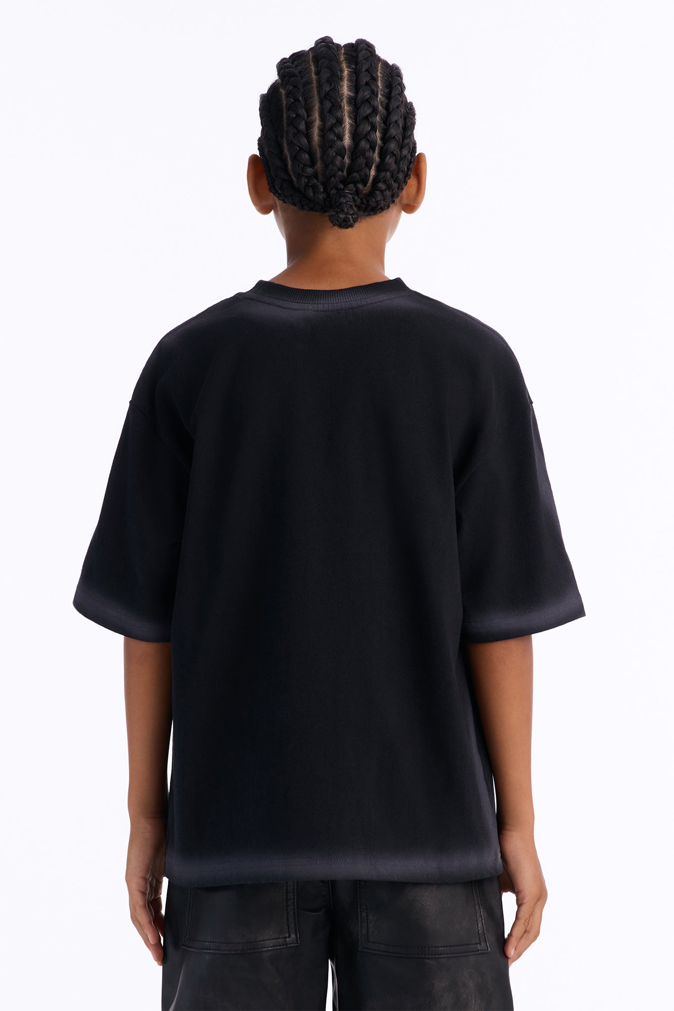 Mini Dirty Wash Heavyweight Boxy Tee - Black
