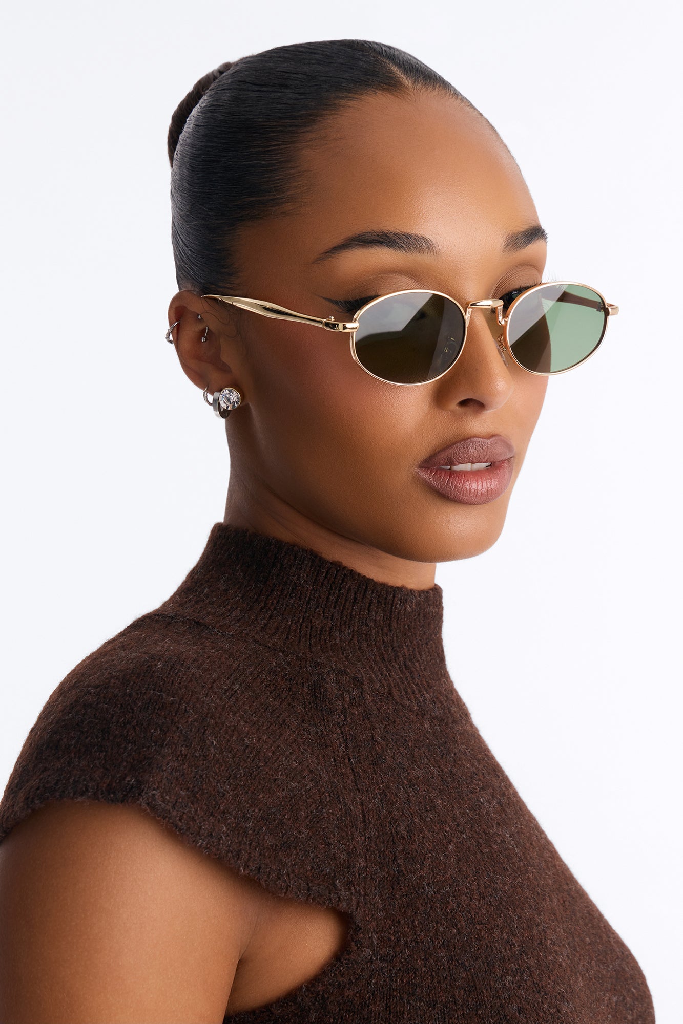 Stand By Me Sunglasses - Gold/Green