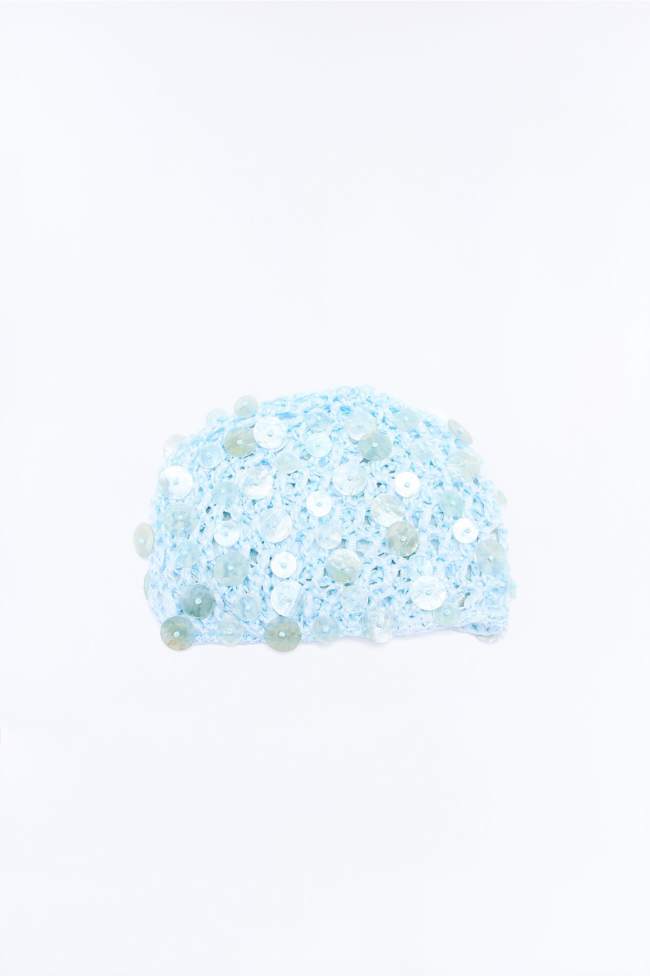 Deep Waters Crochet Beanie - Blue