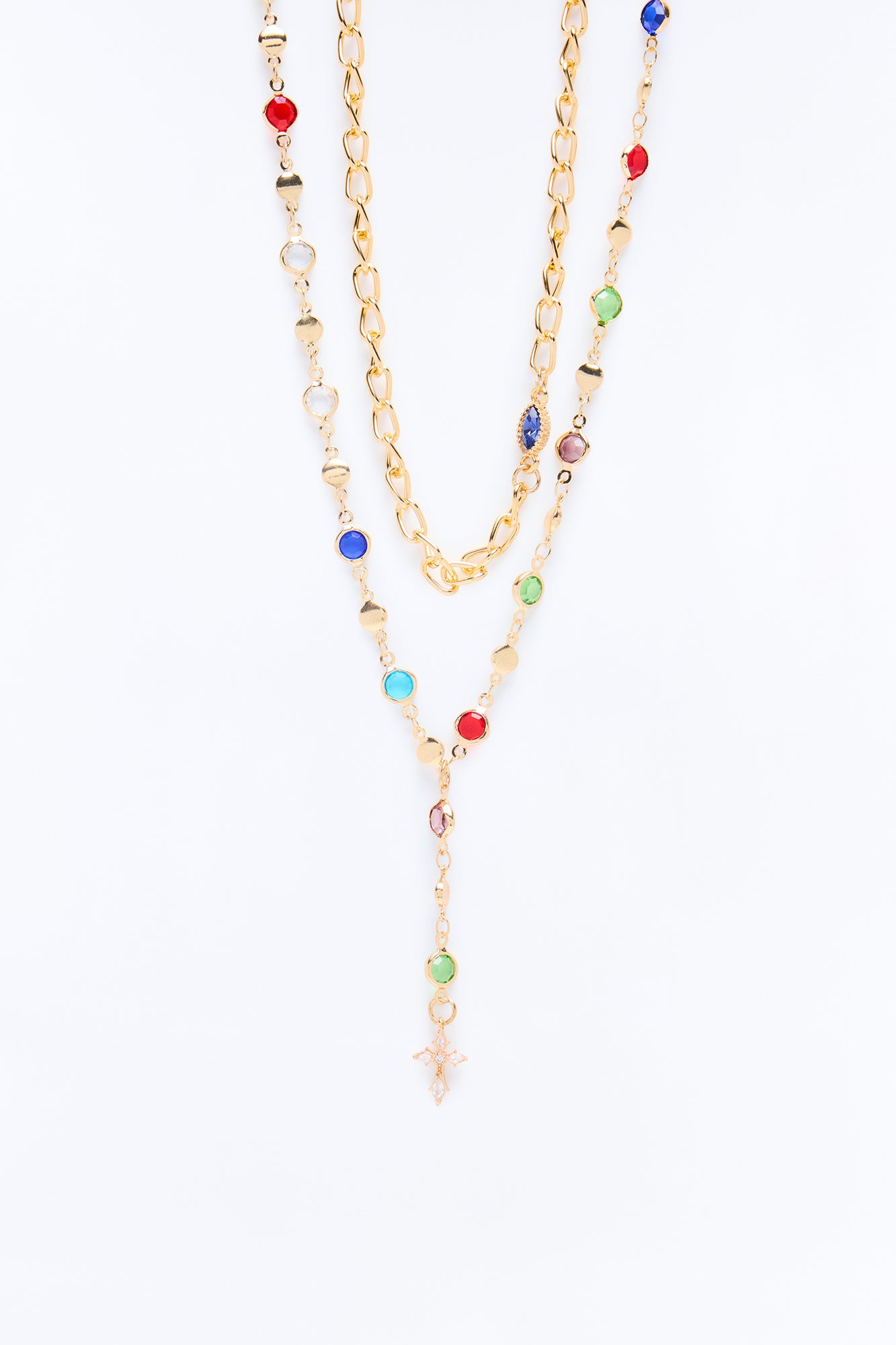 Spirits High Layered Necklace - Multi Color