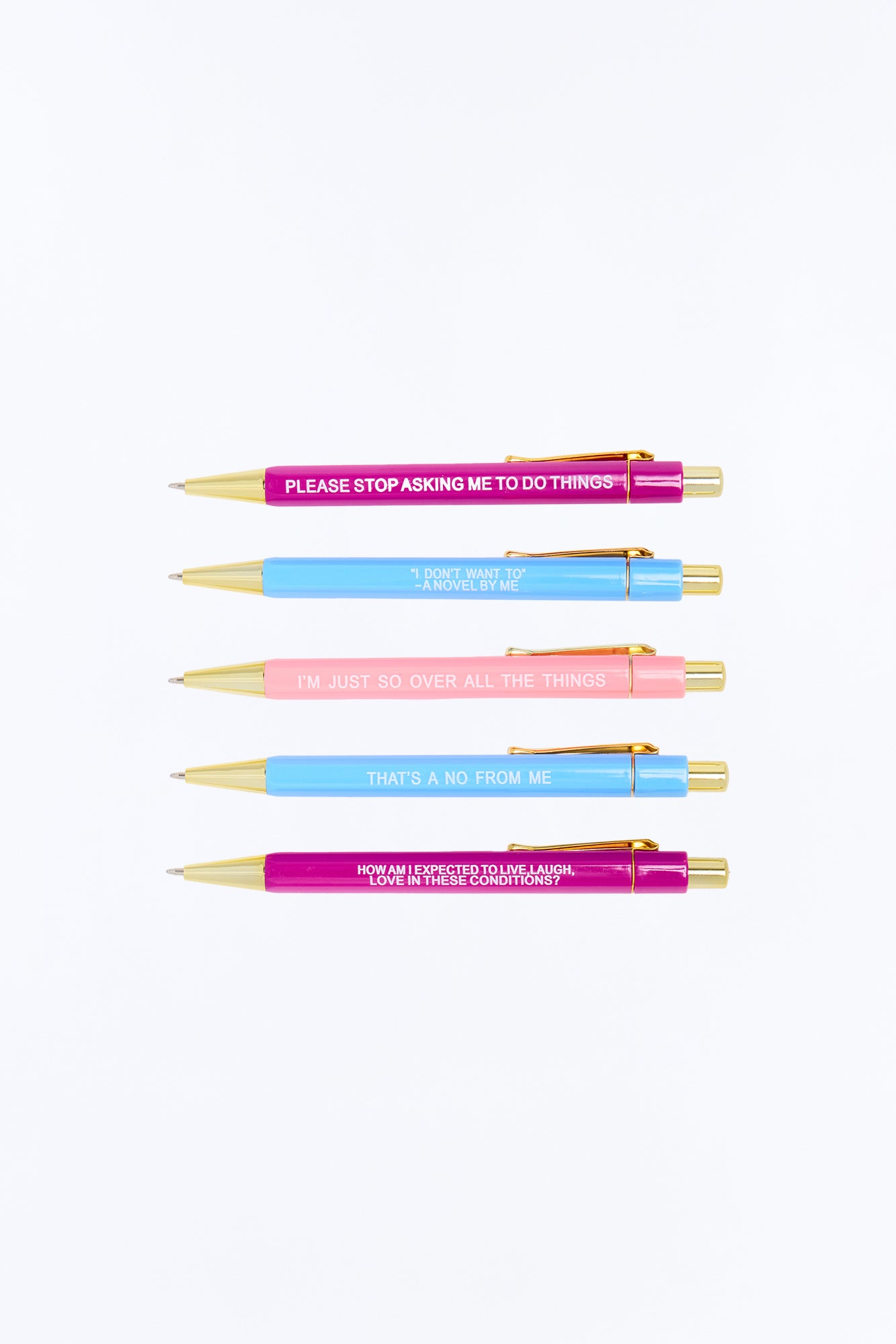 Over It Pens 5 Pack Set - Multi Color