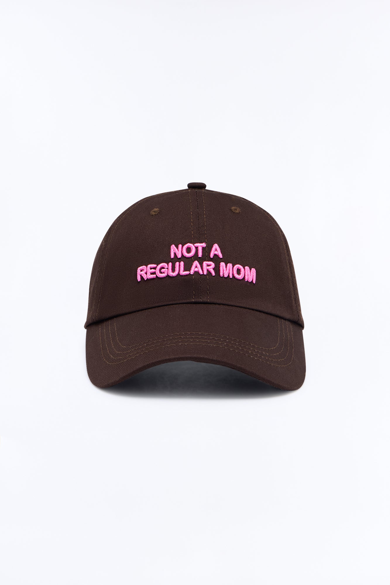 Not A Regular Mom Baseball Hat - Brown/combo