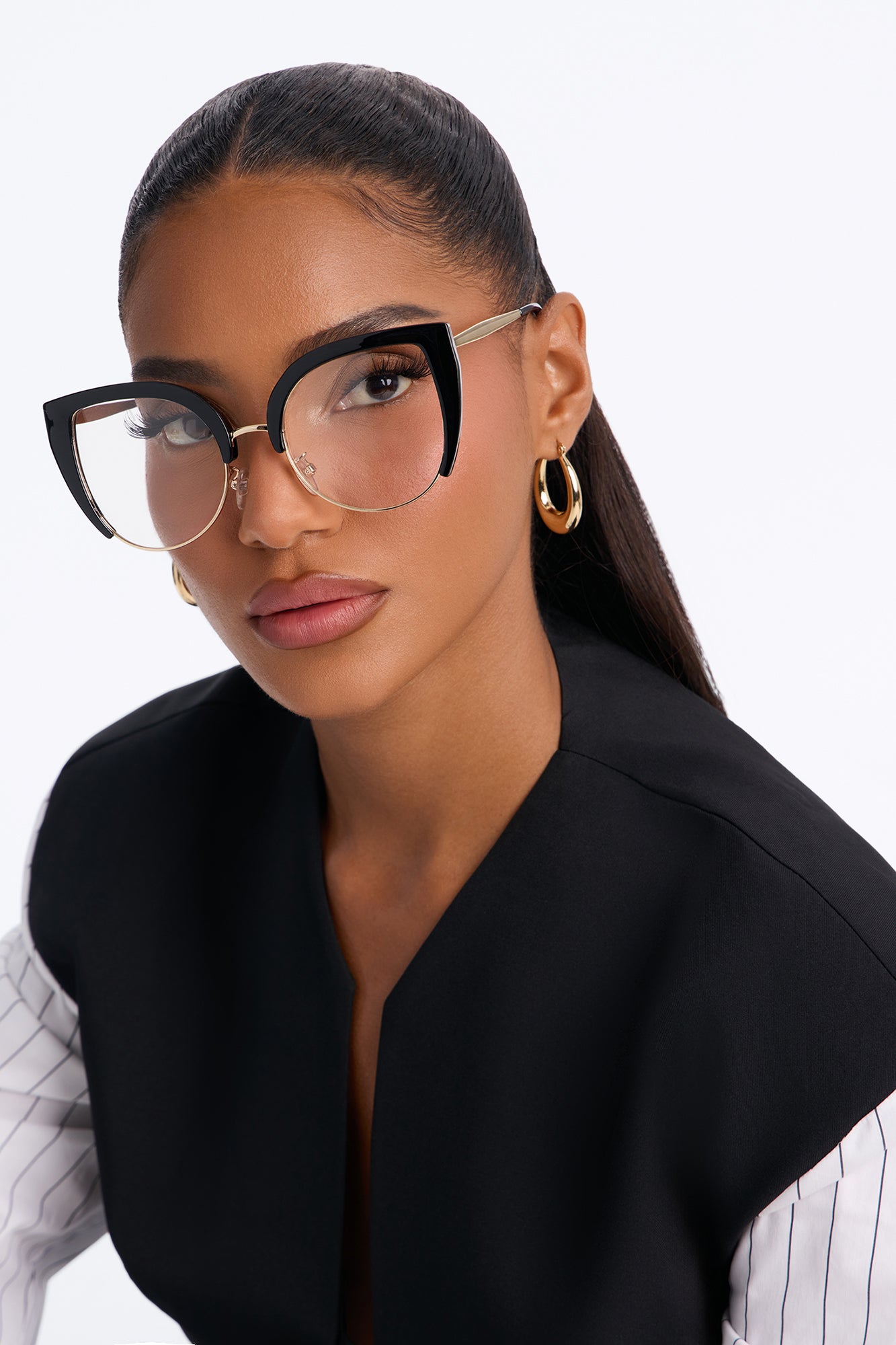Taking Notes Blue Light Glasses - Black