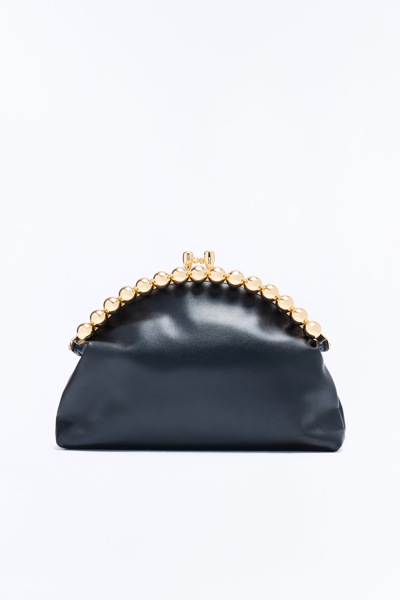 Class Act Faux Leather Clutch - Black