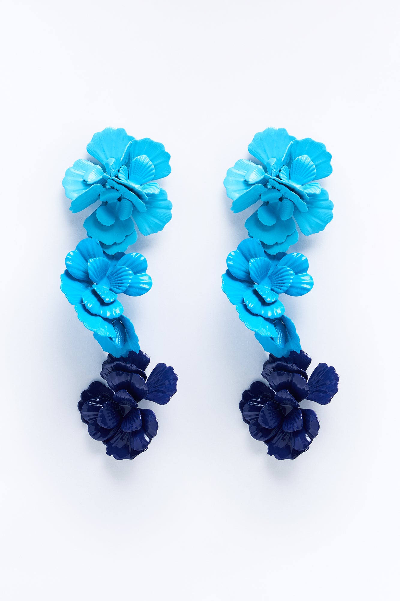 Fresh Take Drop Earrings - Blue/combo
