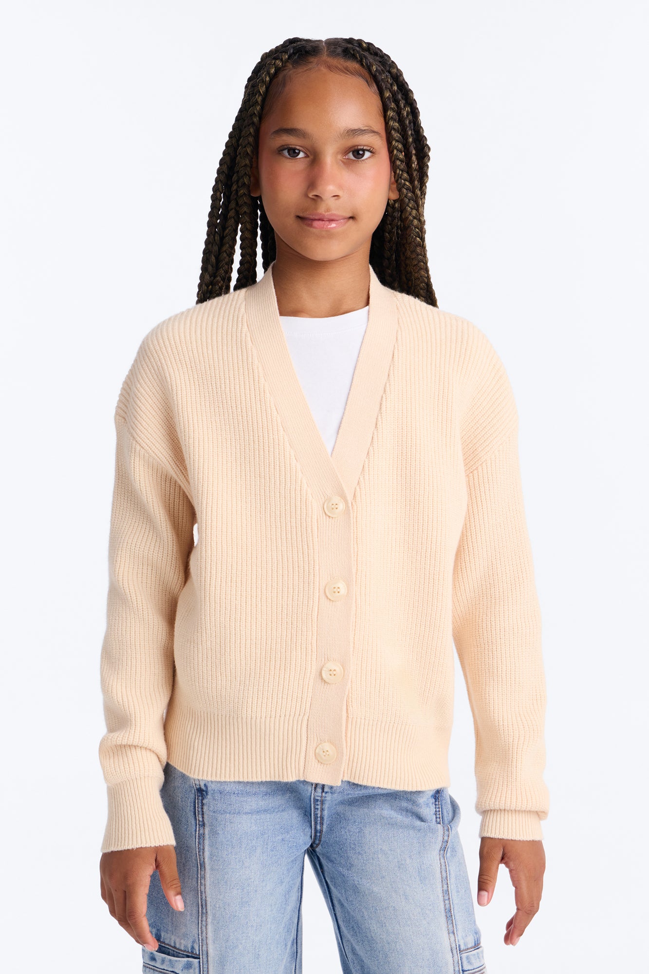 Mini Day Dream Cardigan - Oatmeal