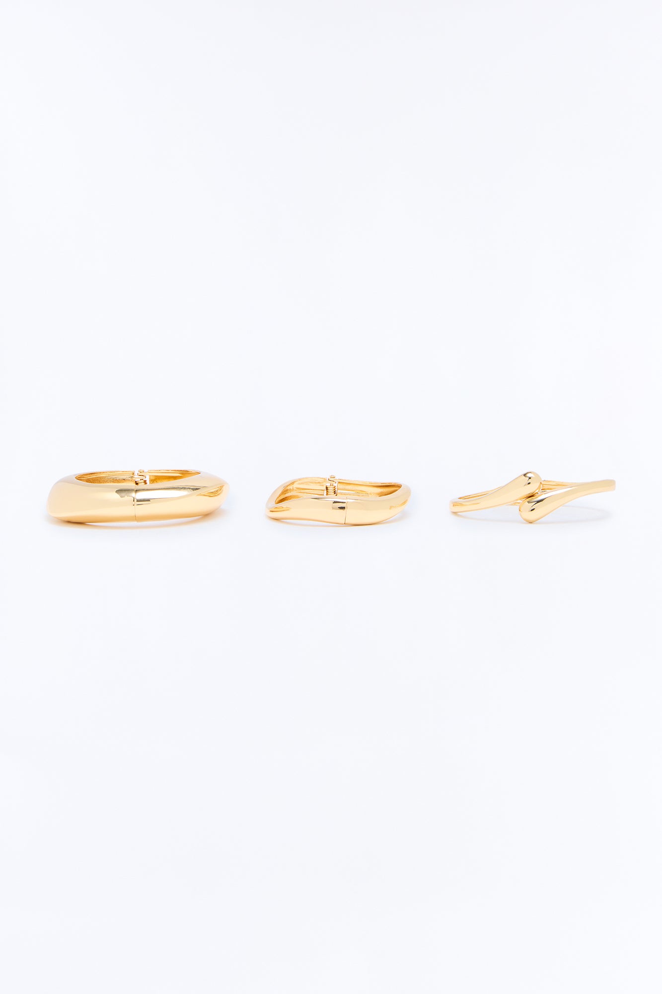 Got It Like That 3 Piece Bracelet Set - Gold