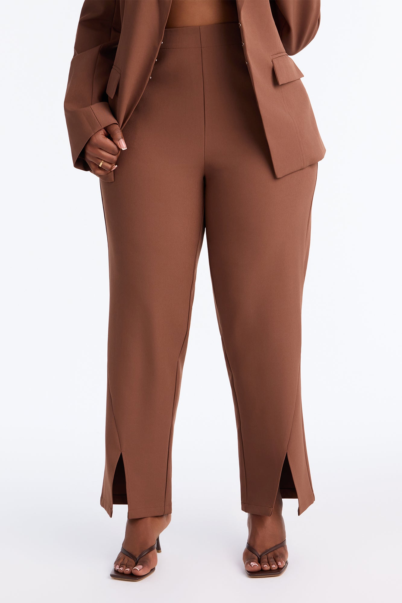 About Her Business Capri Trouser Pant - Coco