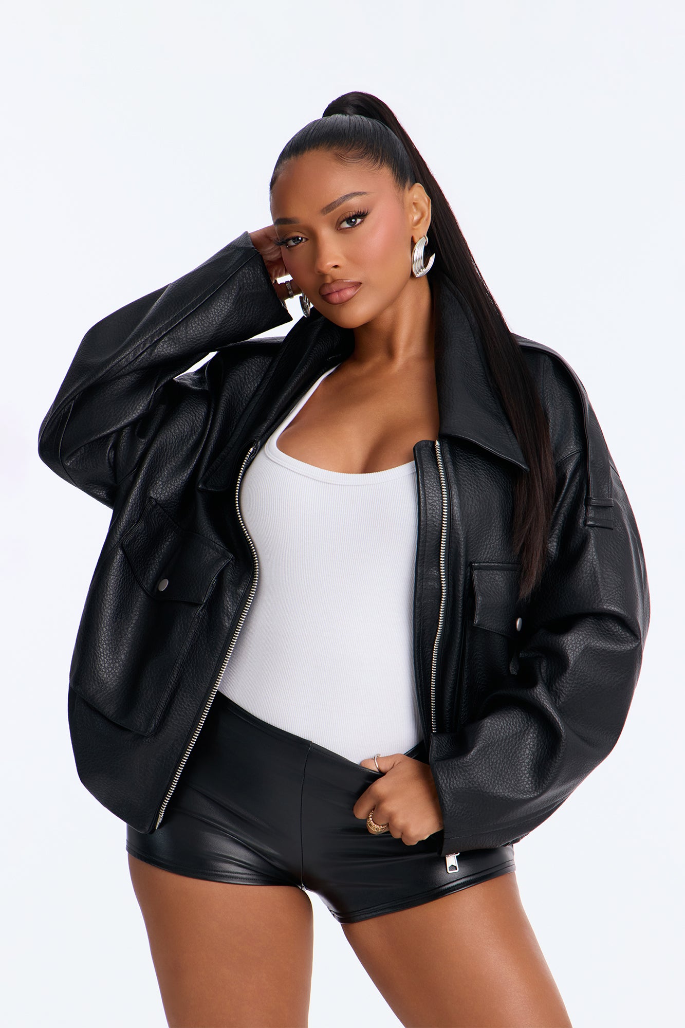 Always Effortless Bomber Jacket - Black