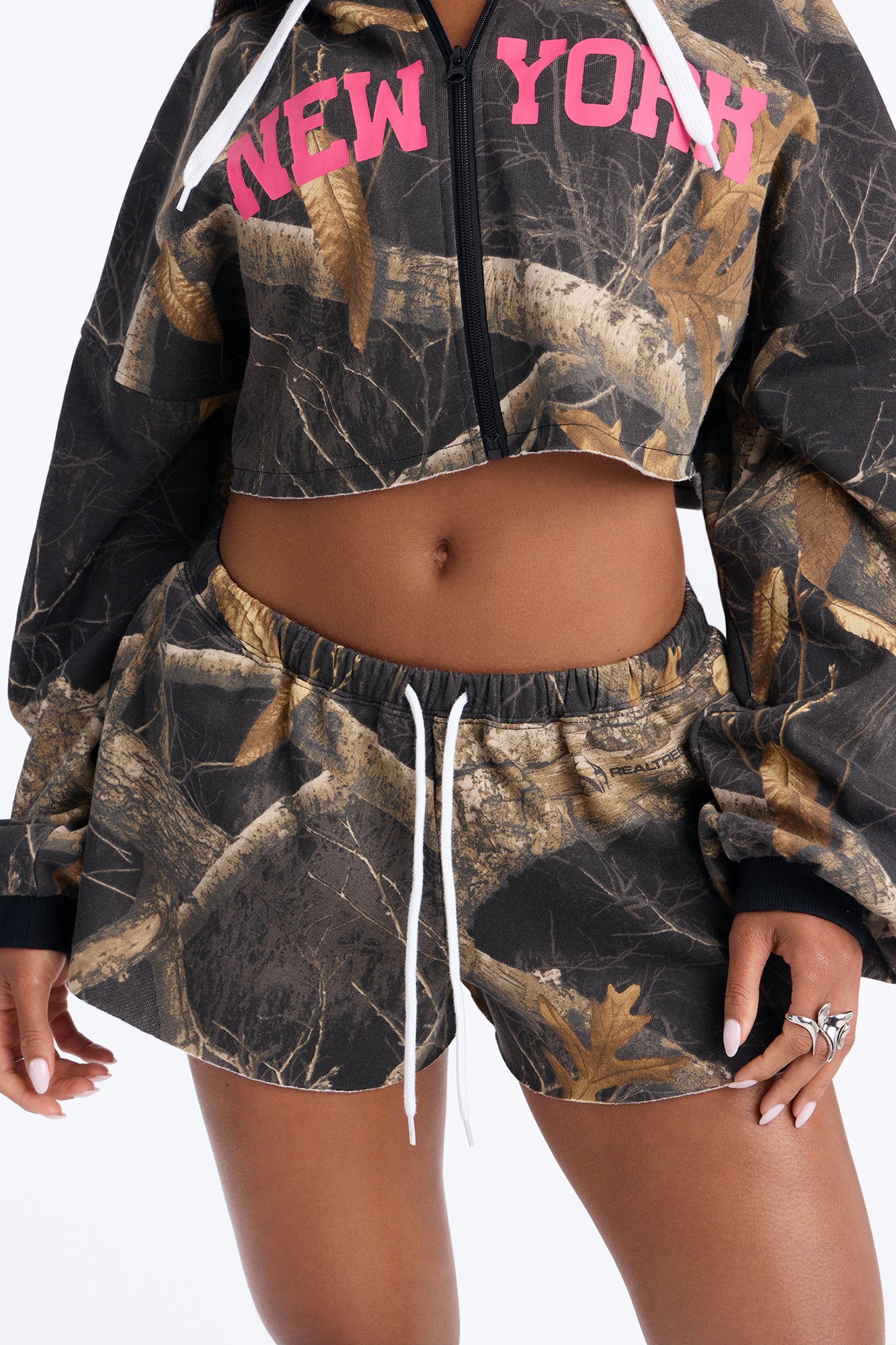 Realtree New York Fleece Short - Black/combo