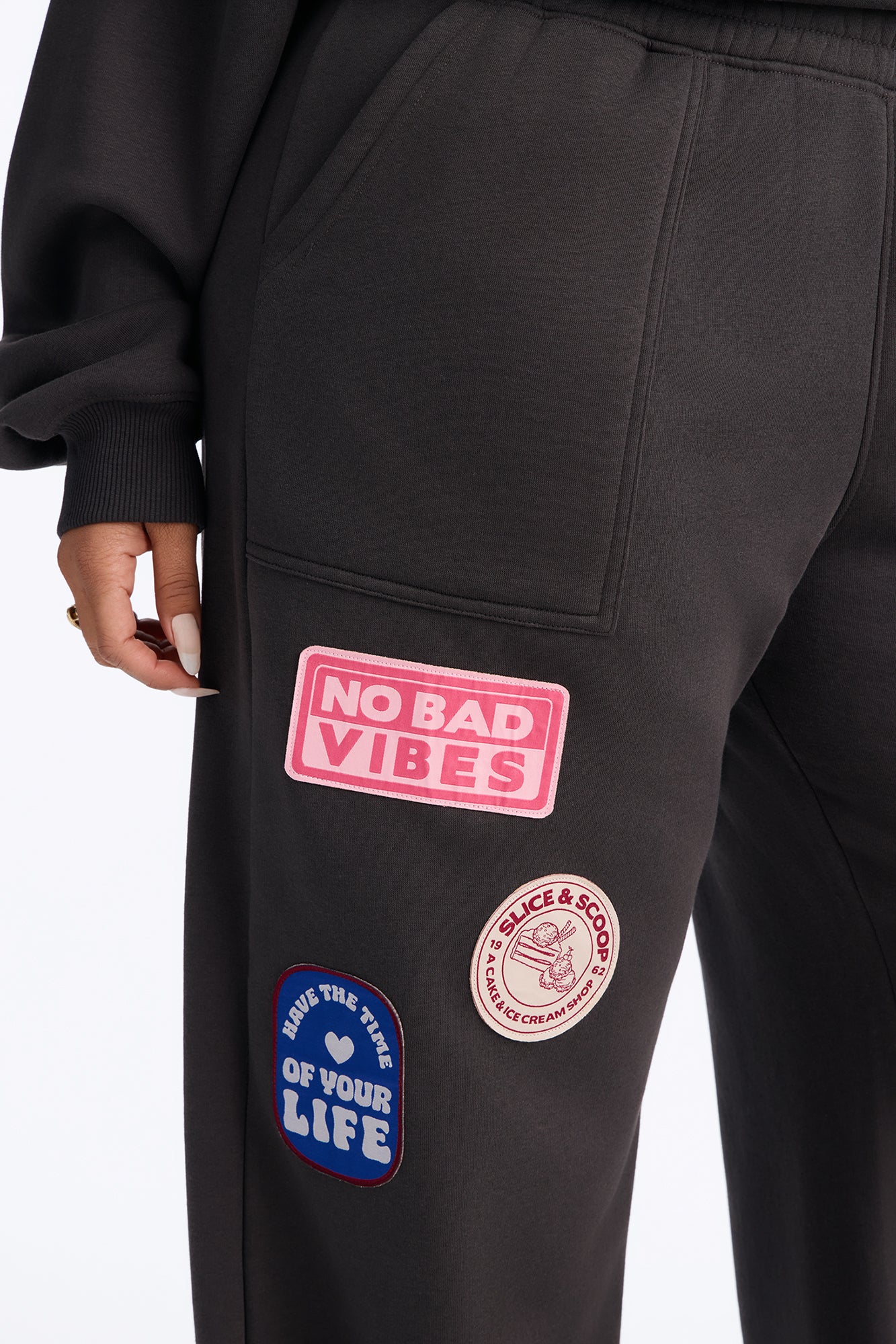 Everyday Fit Fleece Jumpsuit - Black