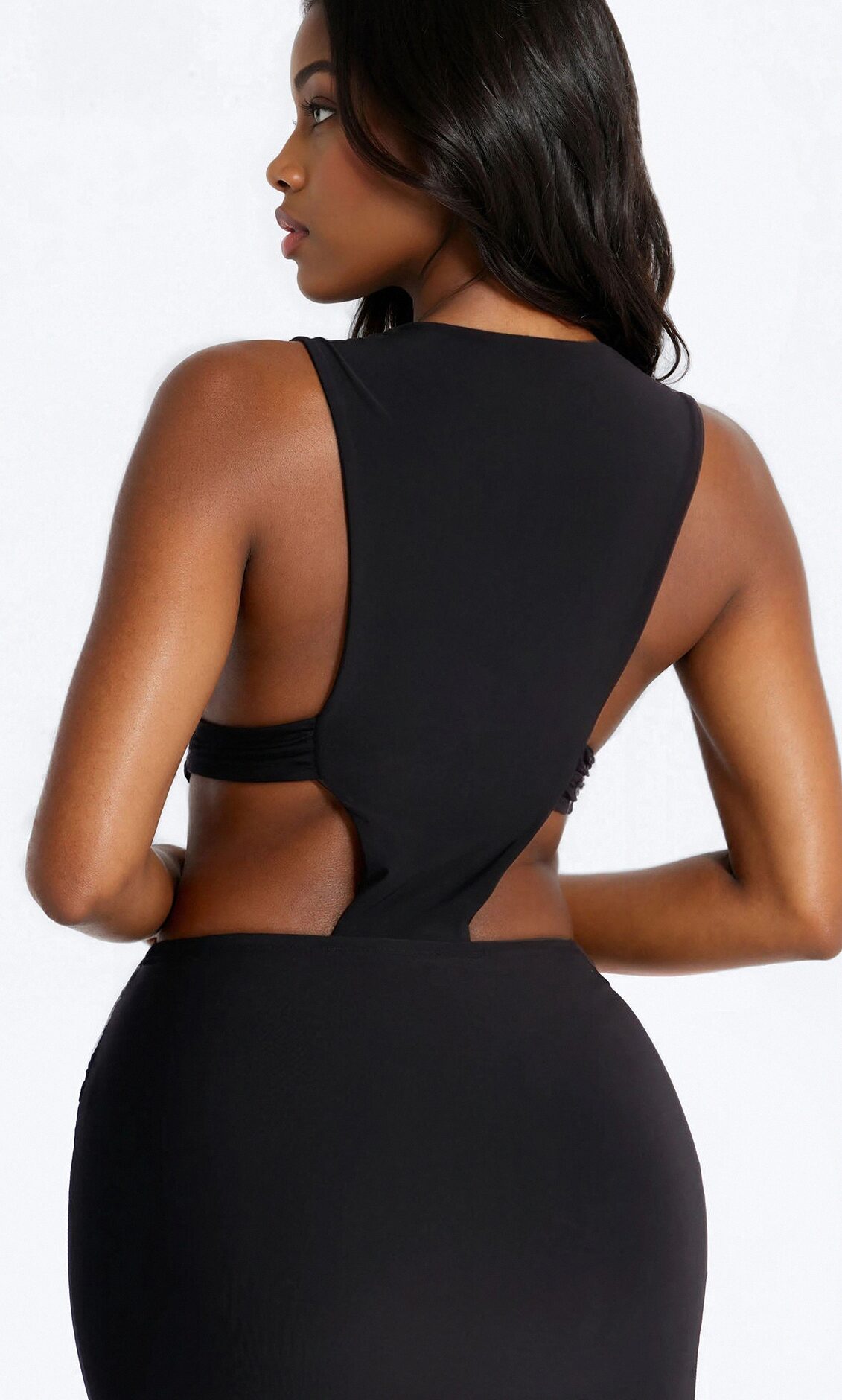 Ringleader Cut Out Maxi Dress - Black