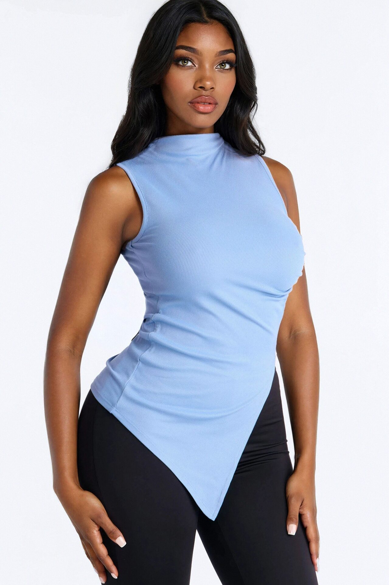 Harmony Sleeveless Top - Periwinkle