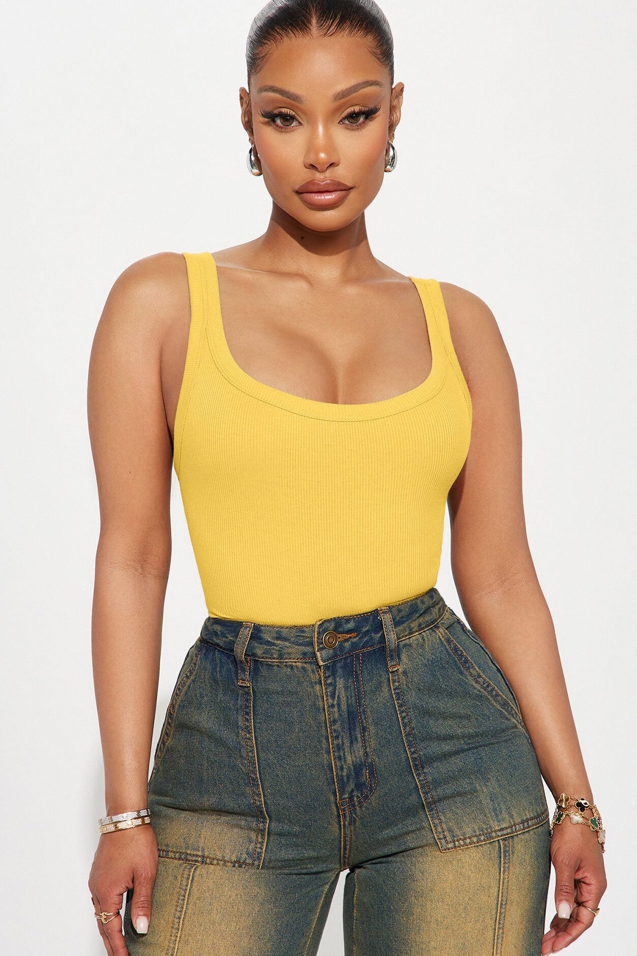 Kennedi Tank Top - Yellow