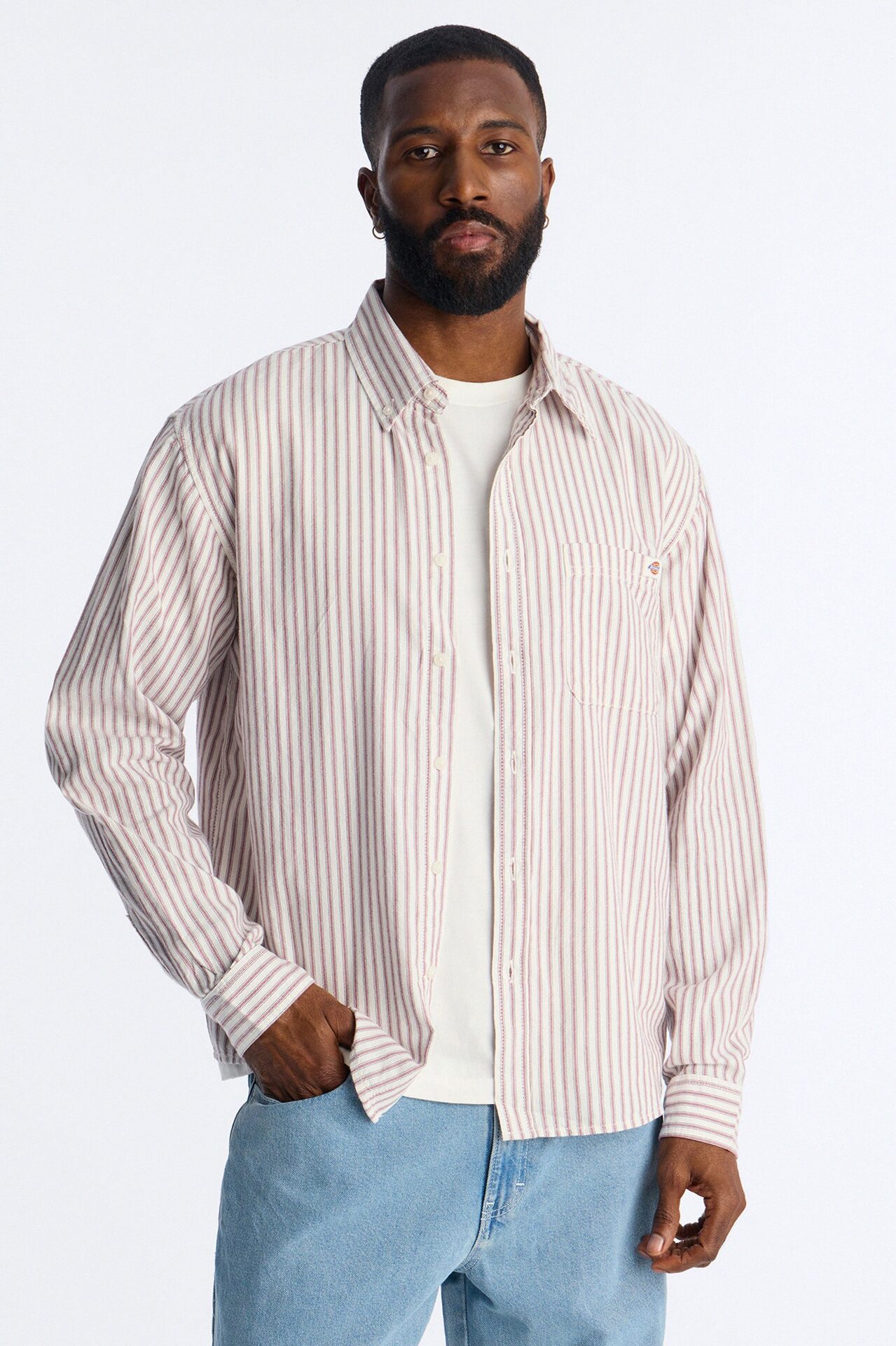 Dickies Gallatin Long Sleeve Shirt - White