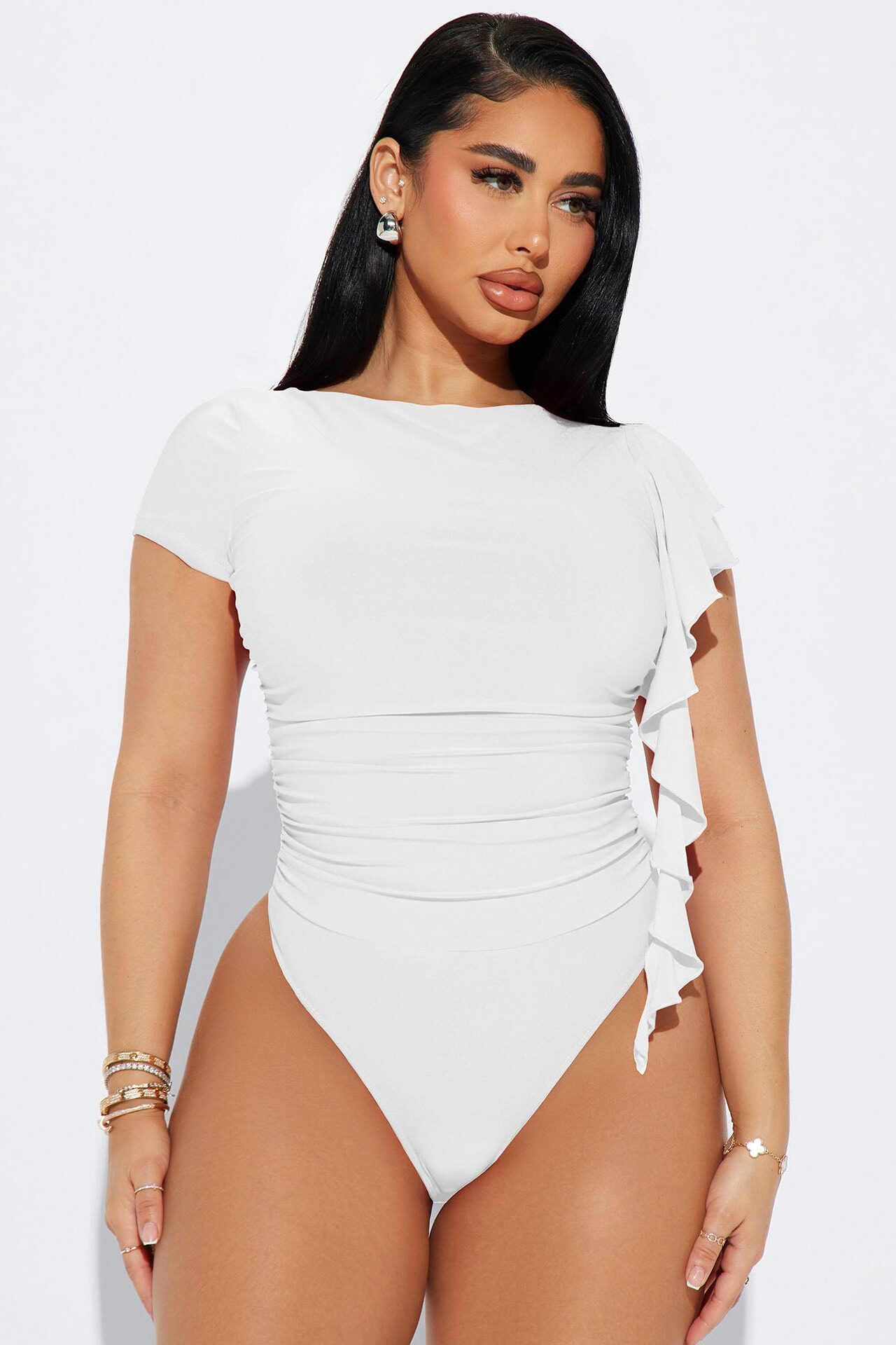 Foreign Love Bodysuit - White